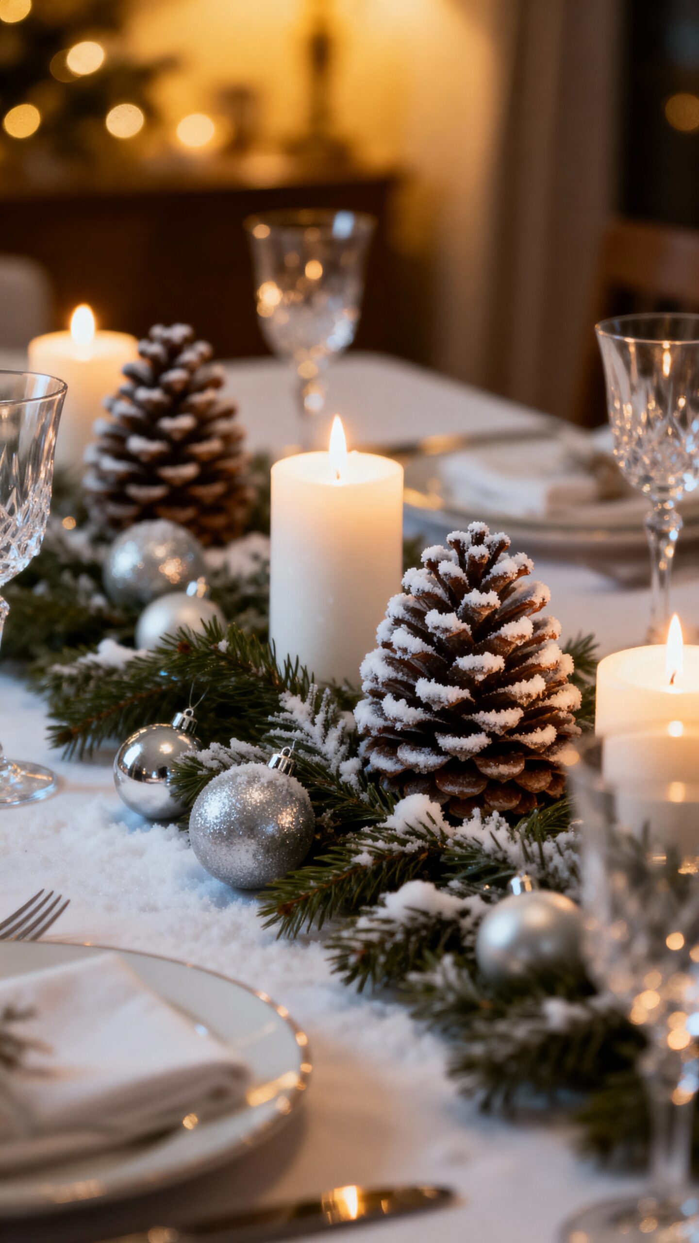 seasonal winter table decor ideas