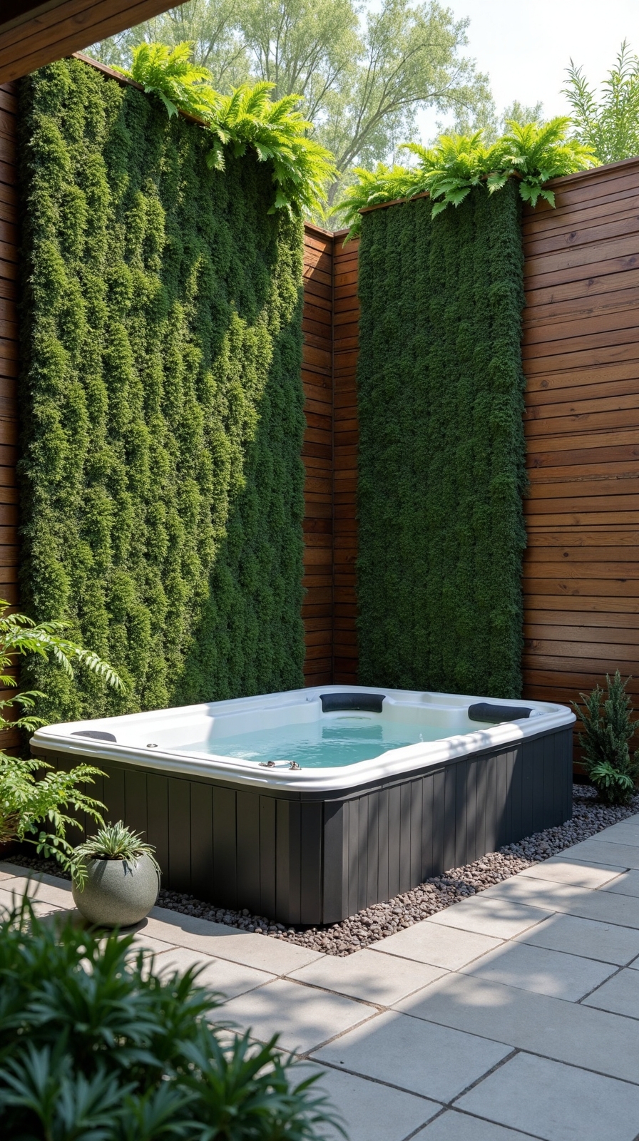 secluded serene sustainable hot tub retreat