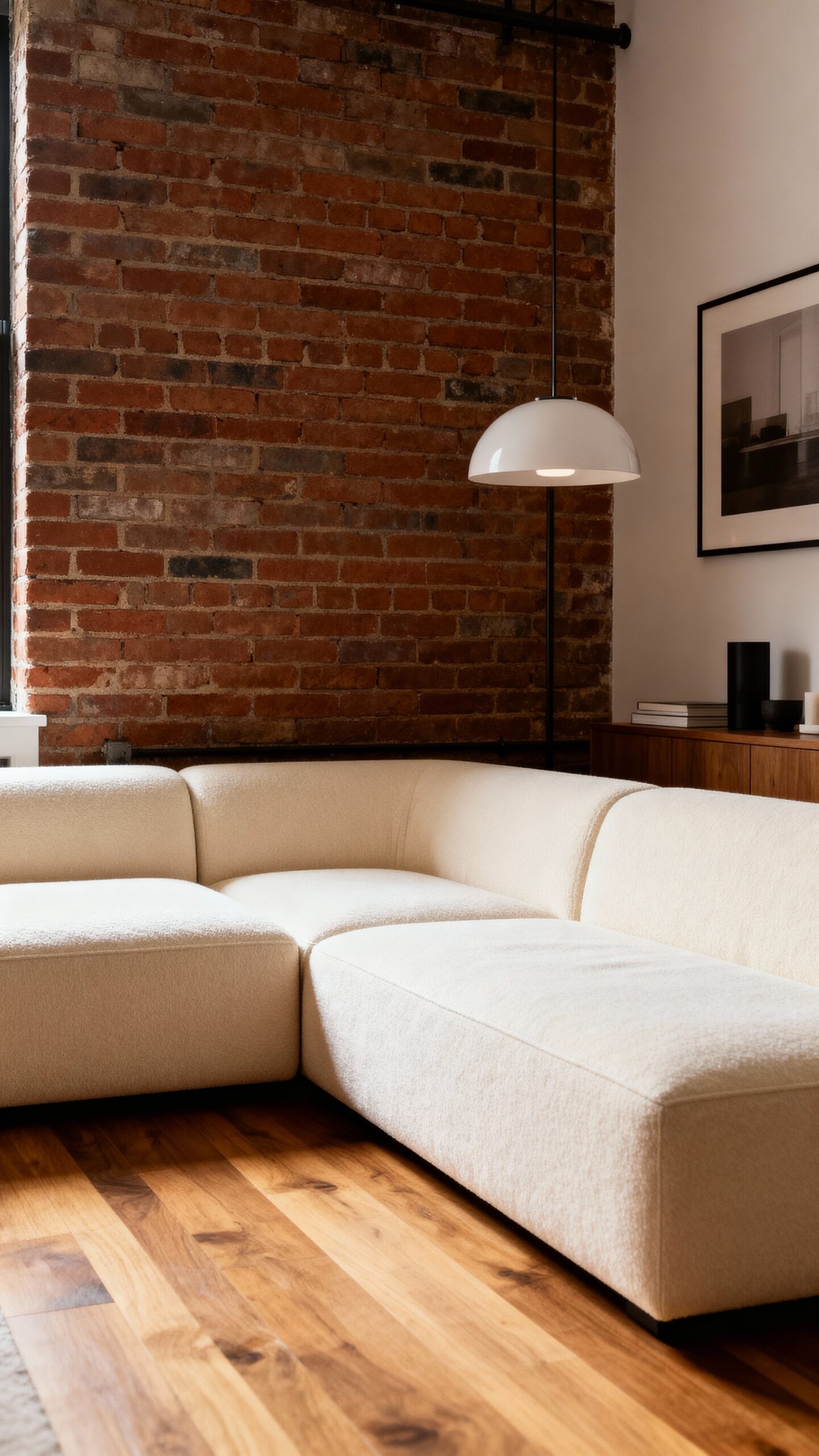 sectional sofa defines small space seating