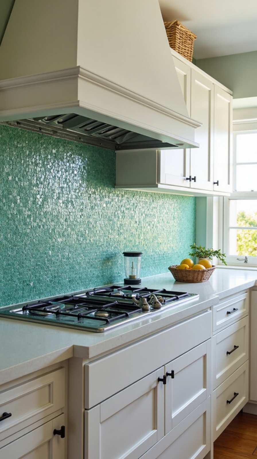 serene coastal kitchen sanctuary