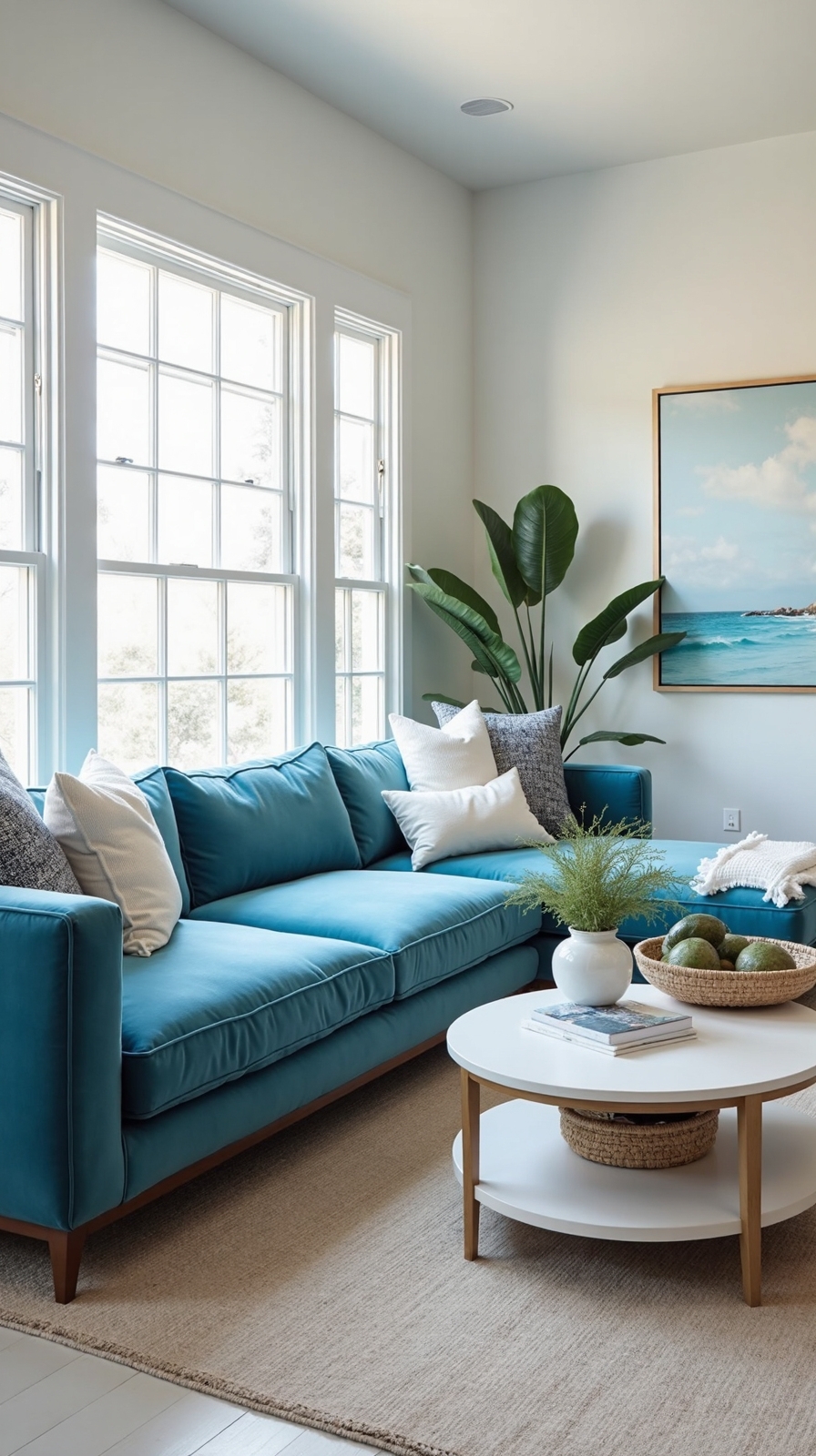 serene coastal living room essence