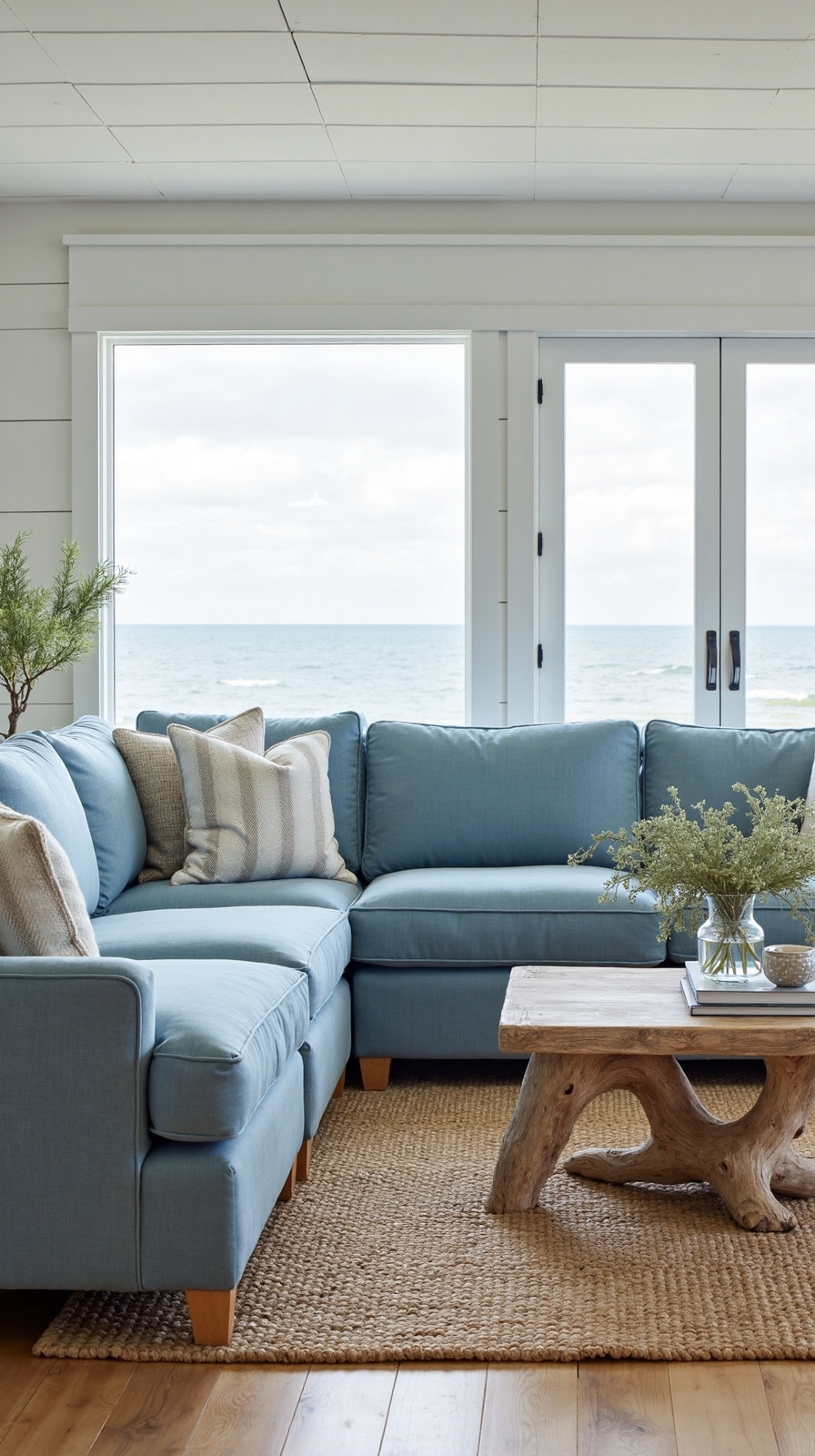 serene coastal living room sanctuary