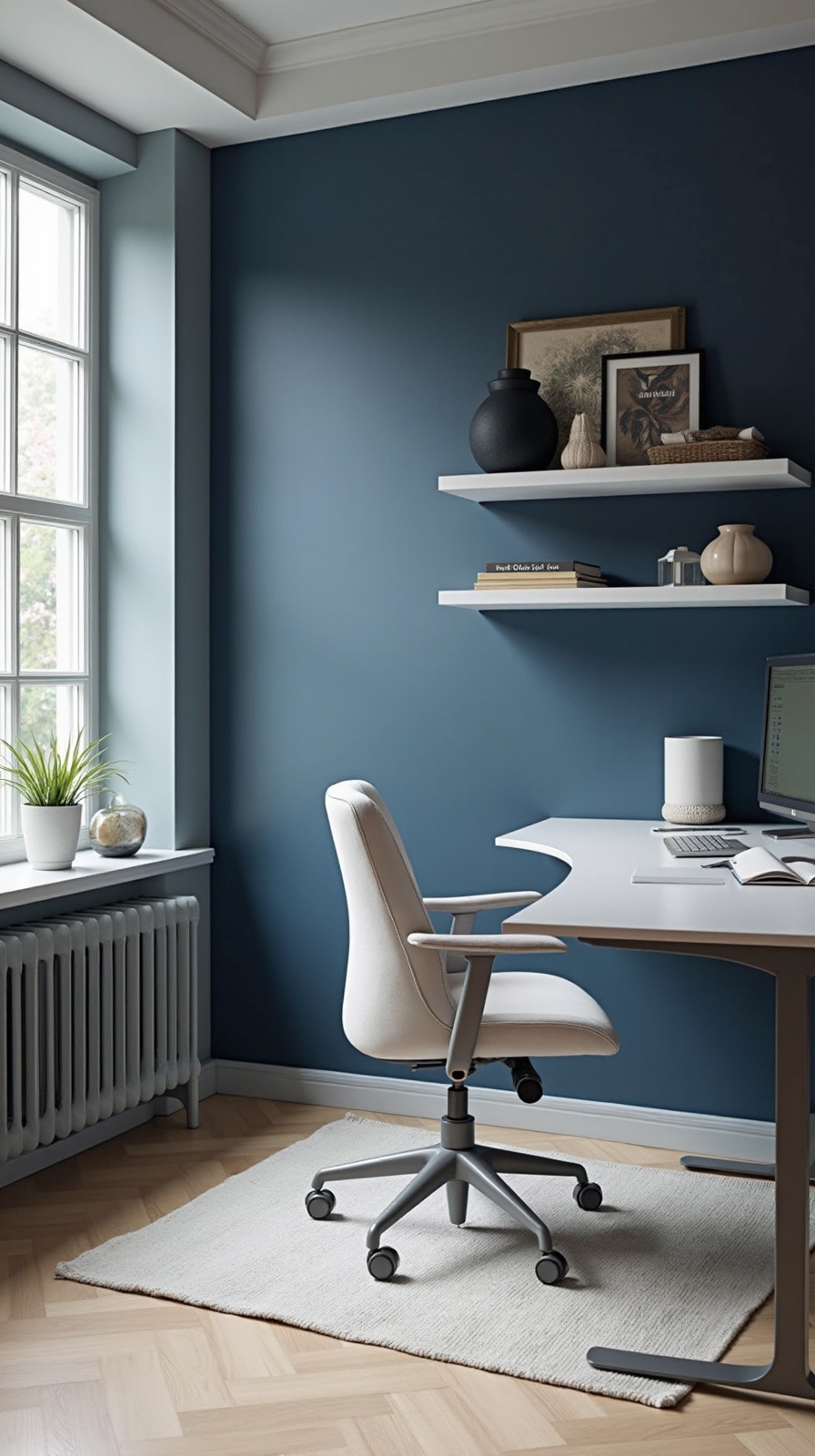 serene functional home office designs