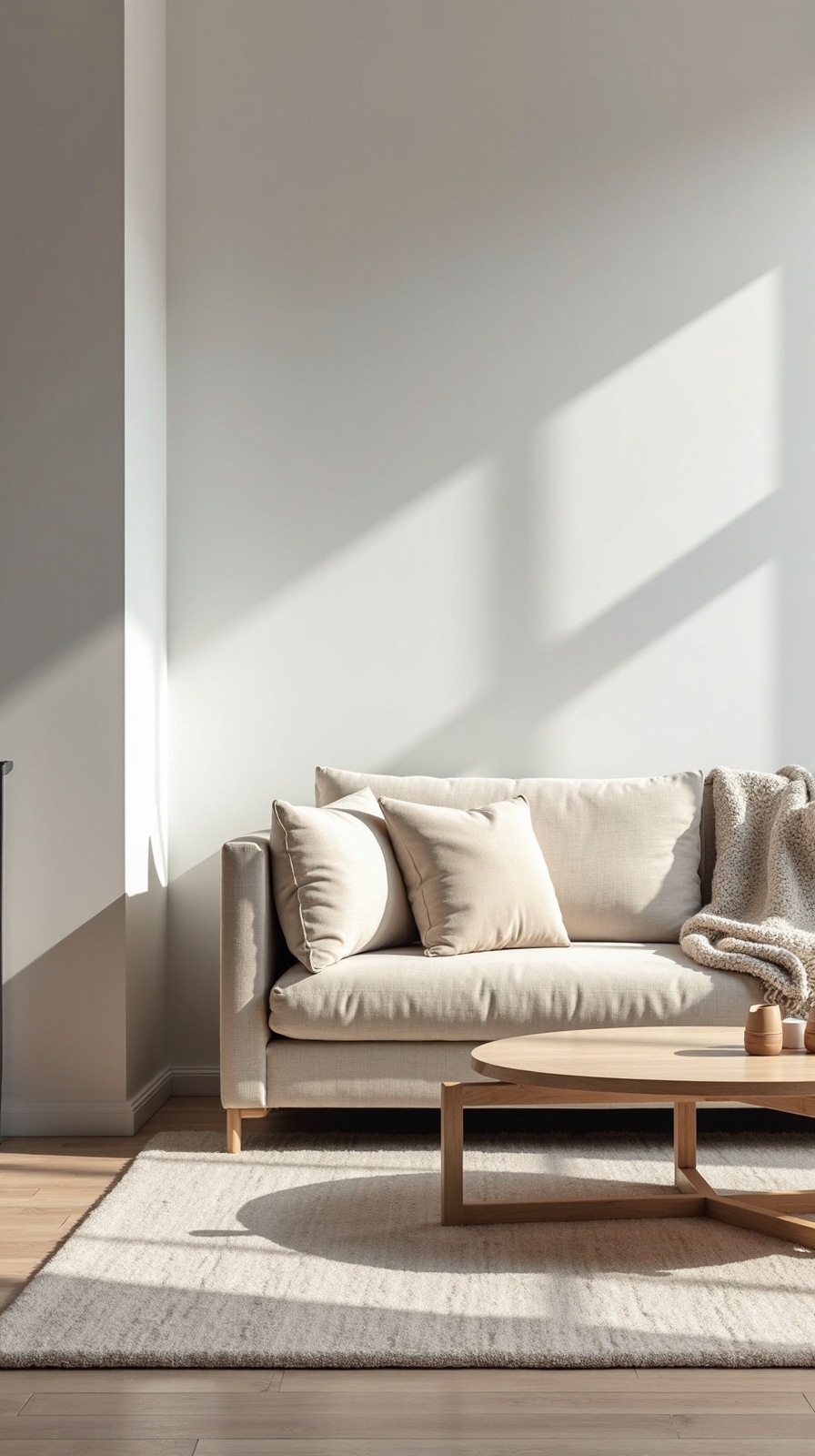 serene minimal natural cozy