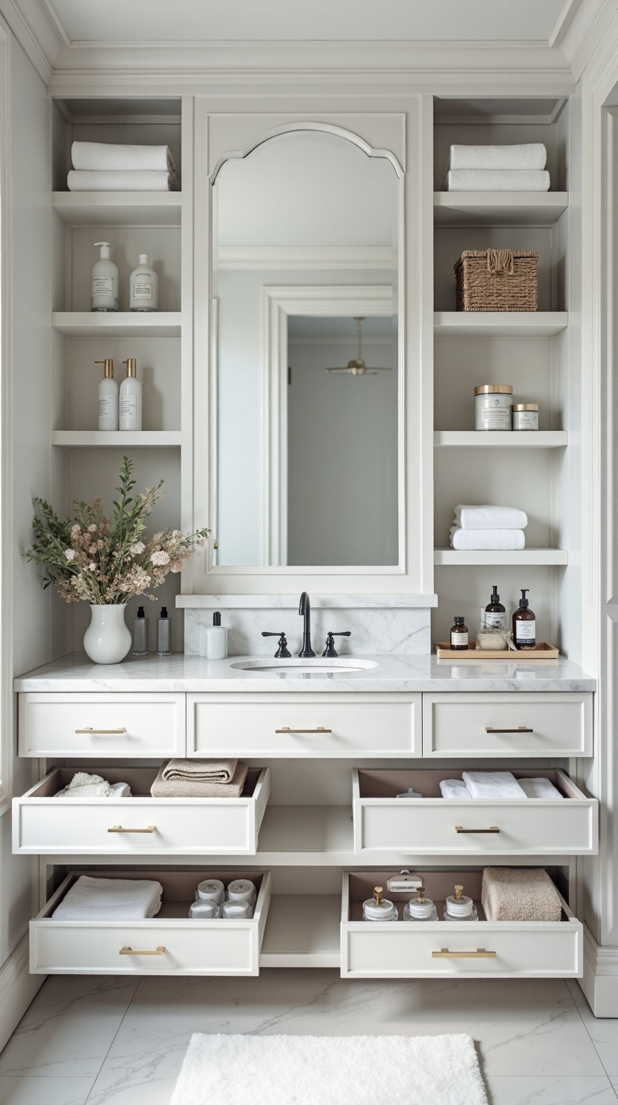 serene minimalist decluttered organized