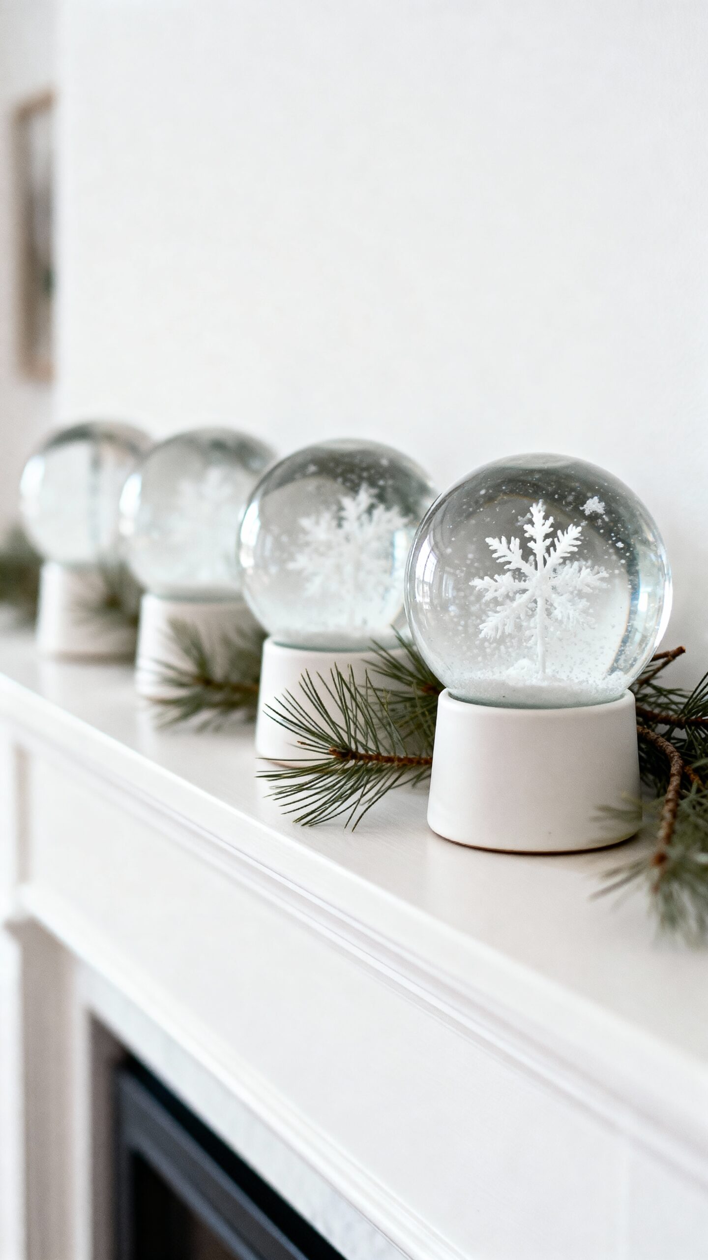 serene minimalist scandinavian winter decor