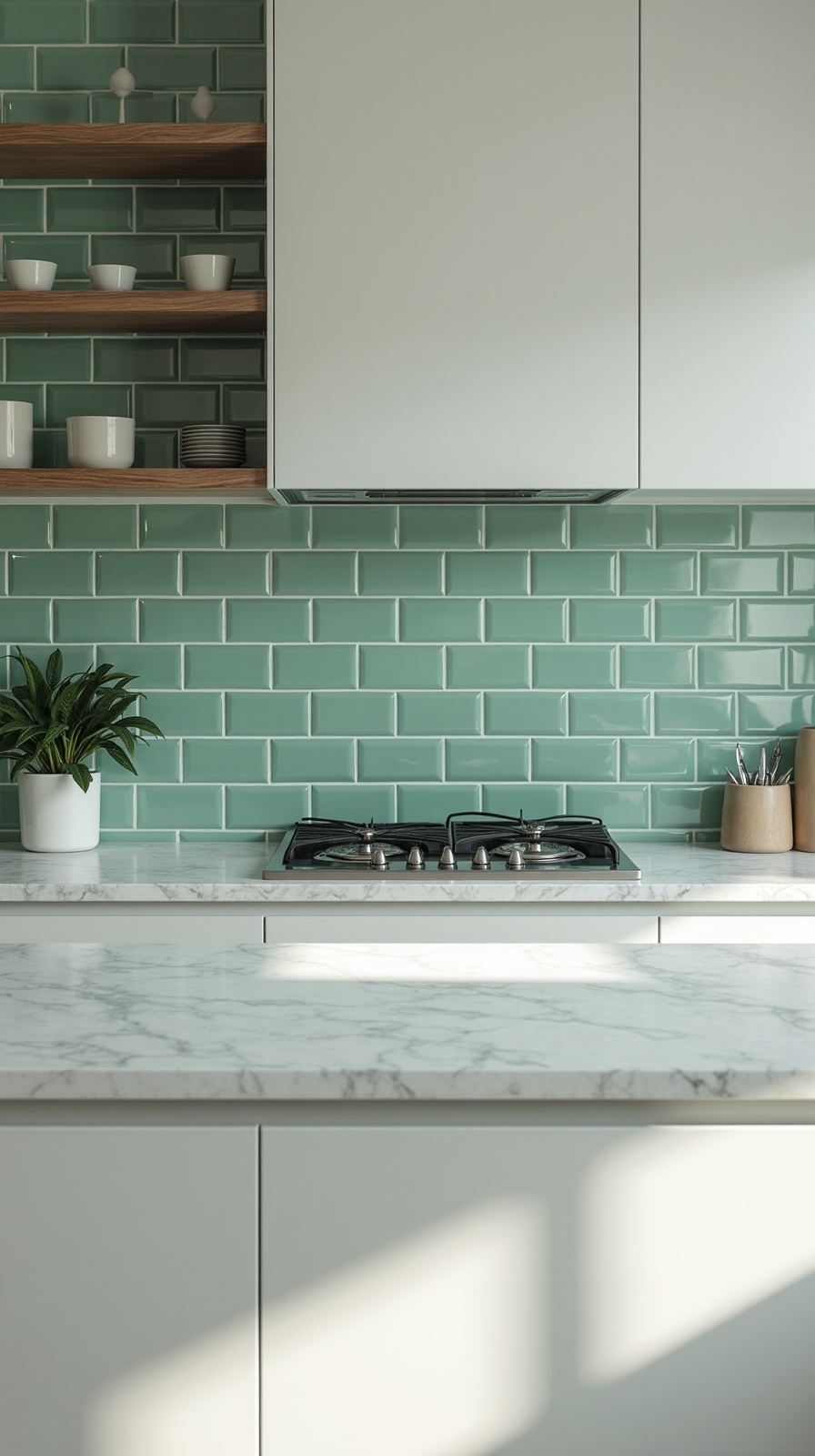 serene spa inspired kitchen retreat