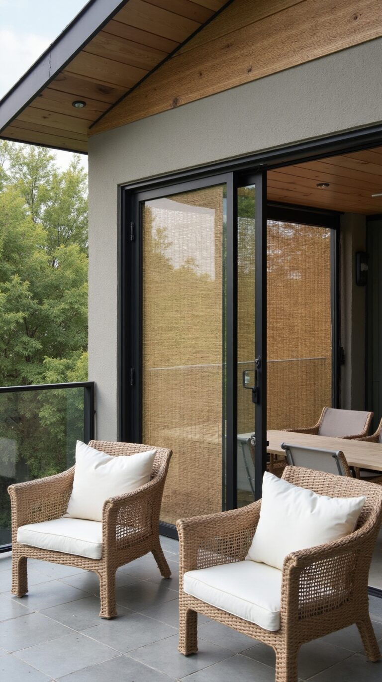 shielding windy patio ambiance enhancement