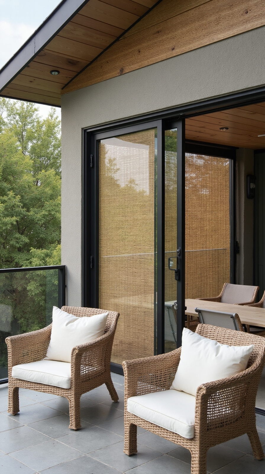 shielding windy patio ambiance enhancement