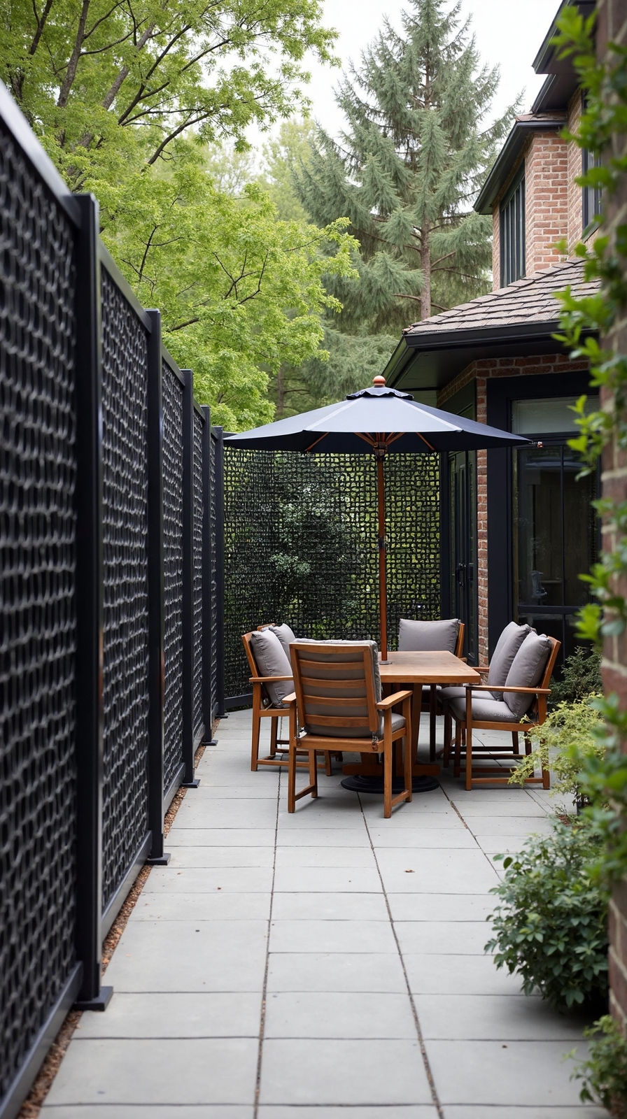 sleek contemporary architectural durable metal screens
