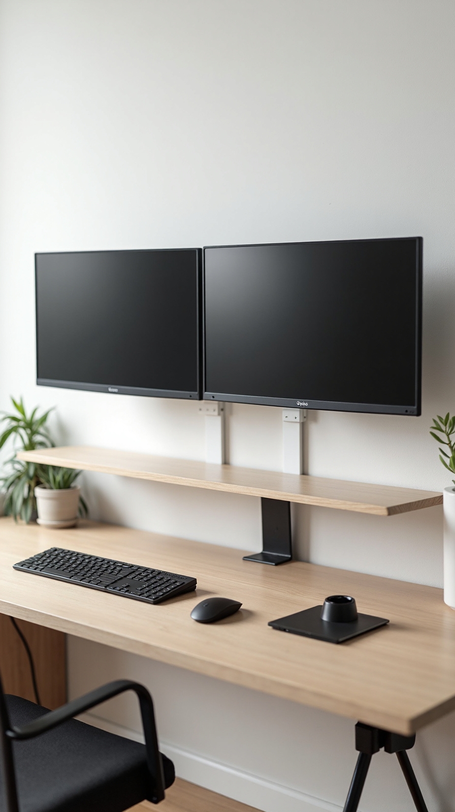 sleek minimalist clutter free ambient lit