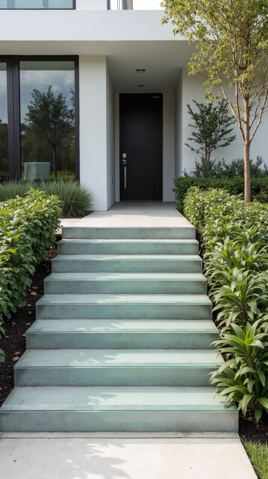 sleek minimalist contemporary geometric