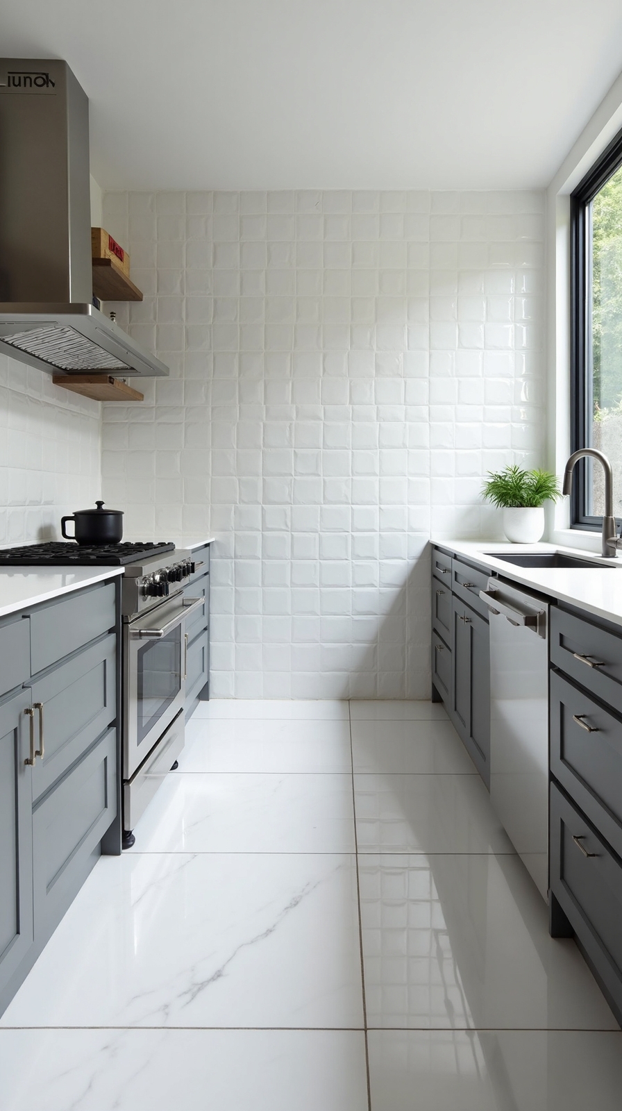 sleek minimalist contemporary streamlined