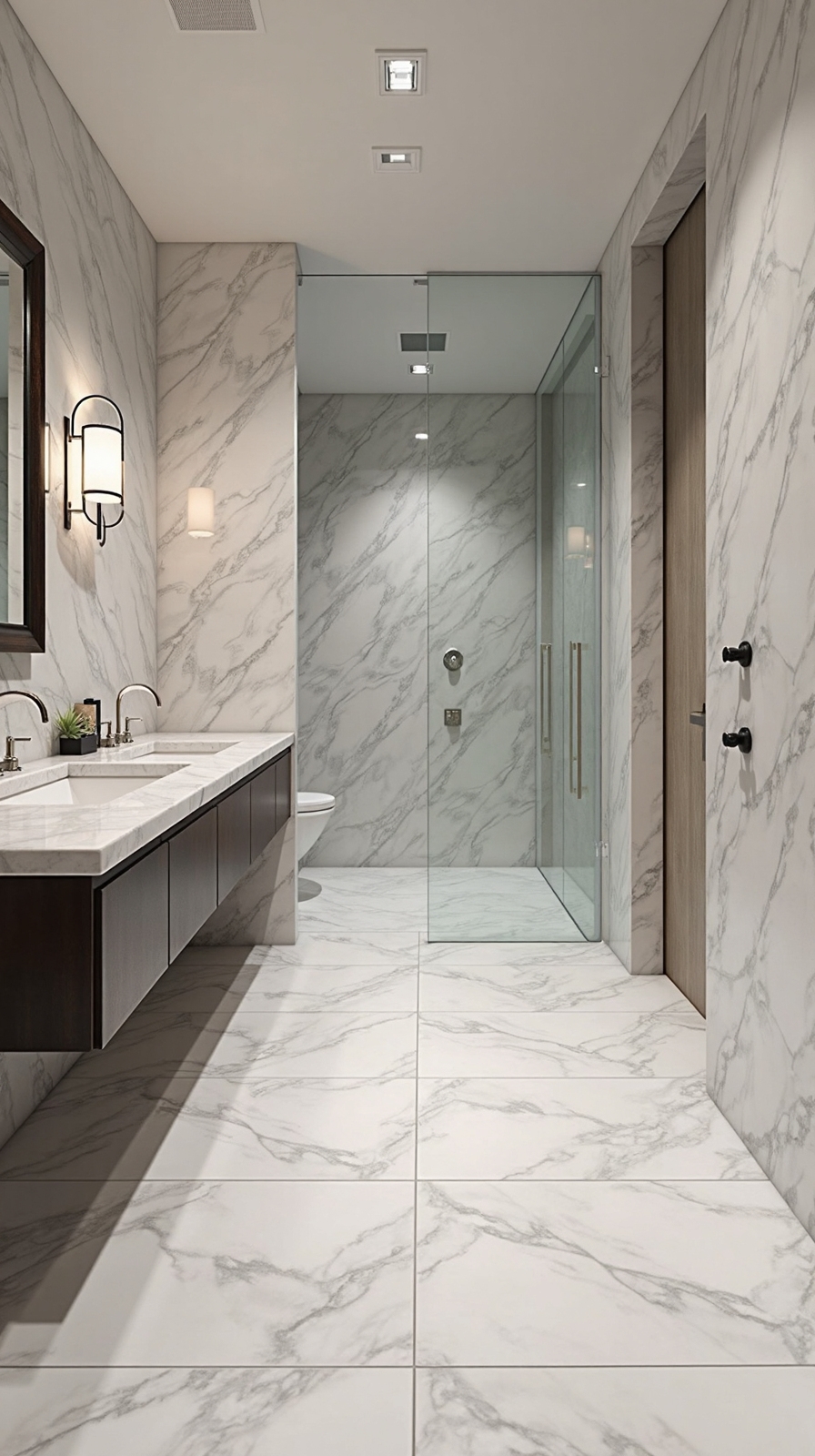 sleek spacious minimalist low maintenance