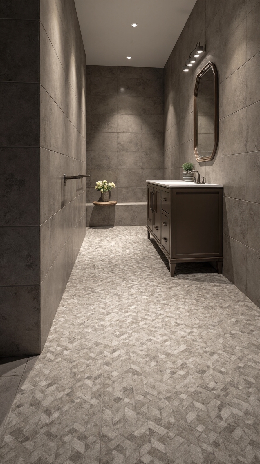 slip resistant textured porcelain versatile