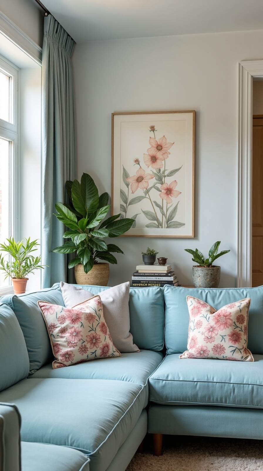 soft sophisticated serene garden inspired