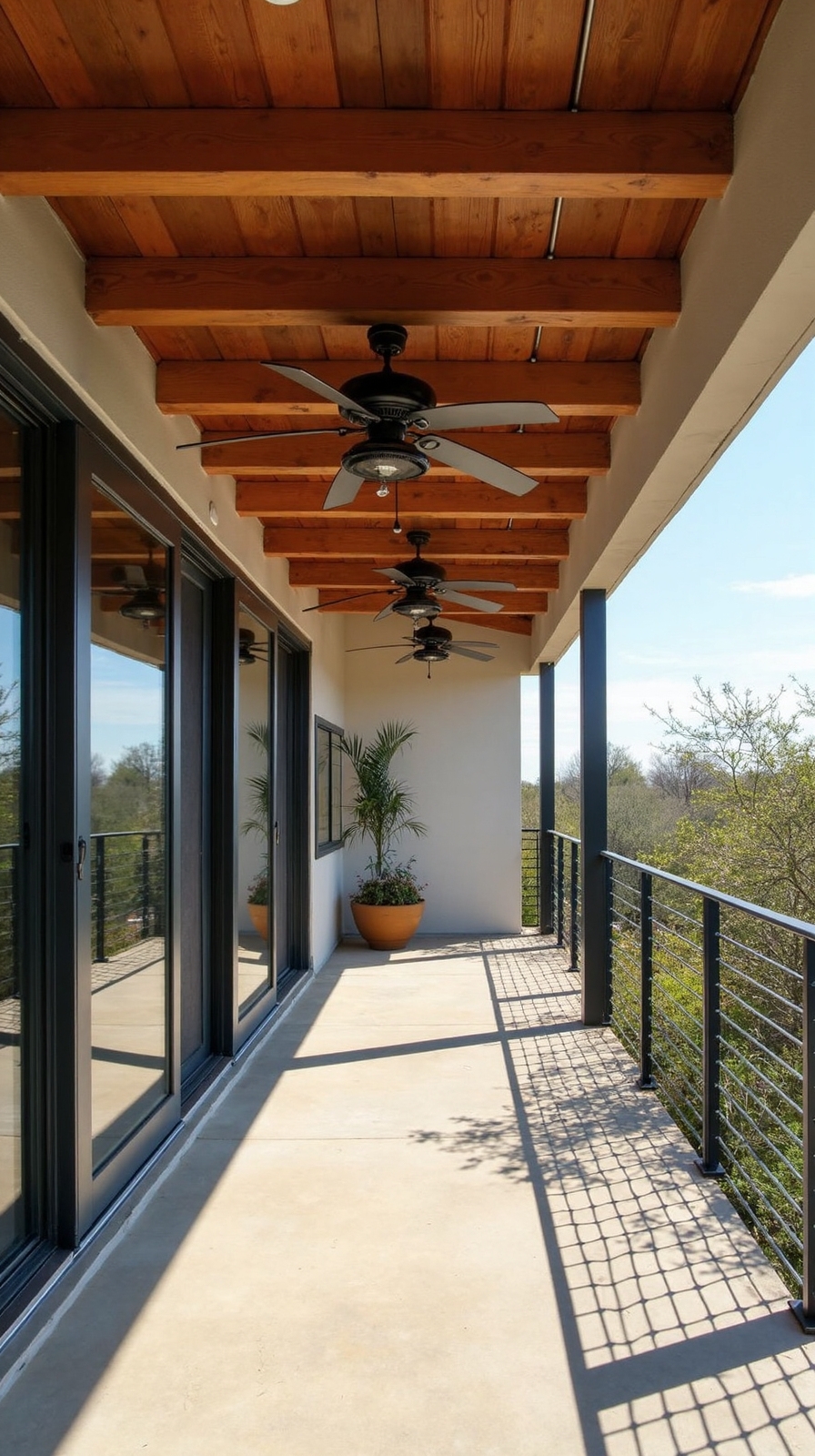 solid roof ventilated cooling patio retreat