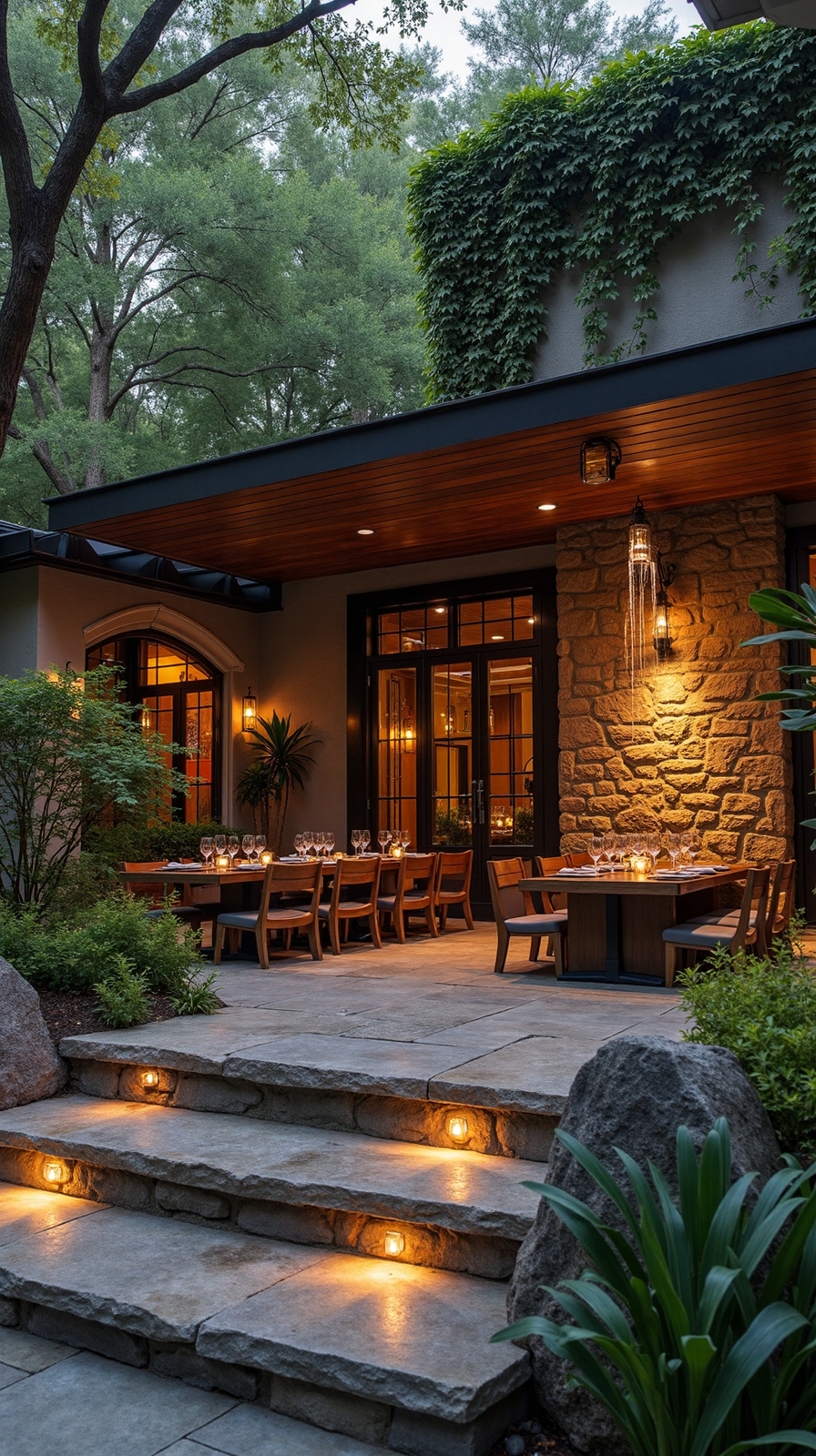 soothing water sounds enhance patio ambiance