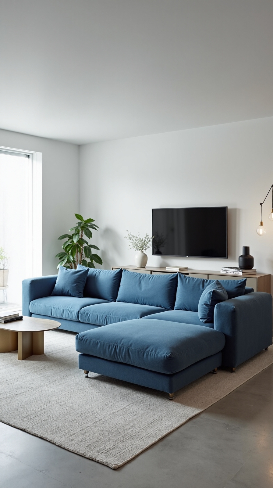 sophisticated bold modern minimalist sectional