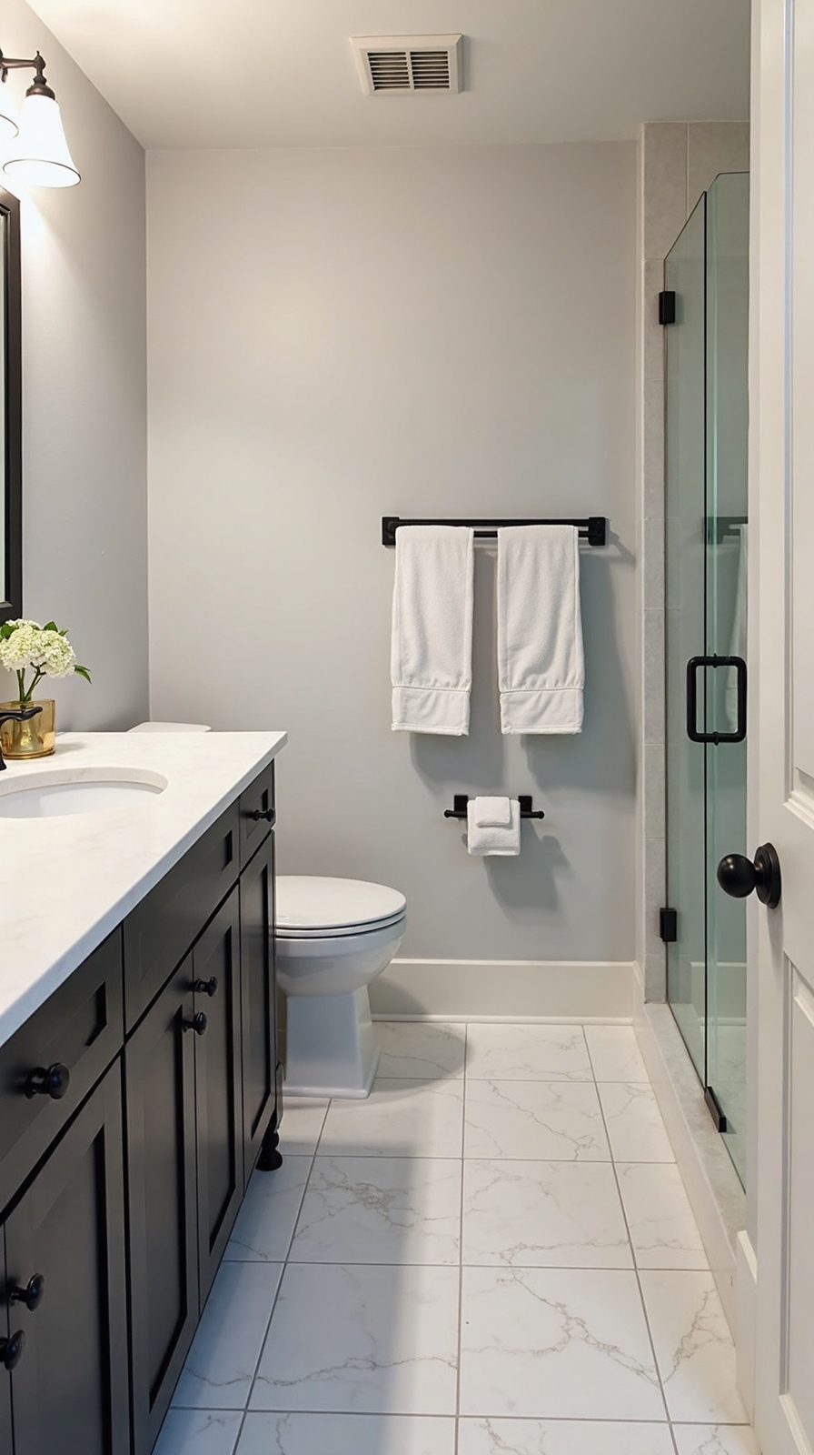 sophisticated brass and matte black