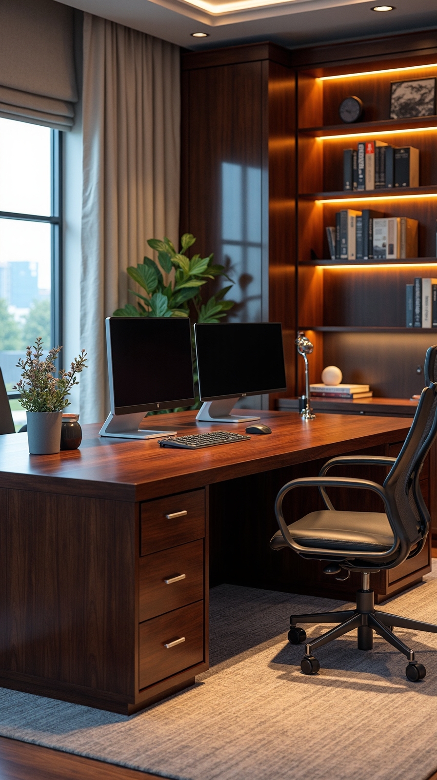 sophisticated command center for power users