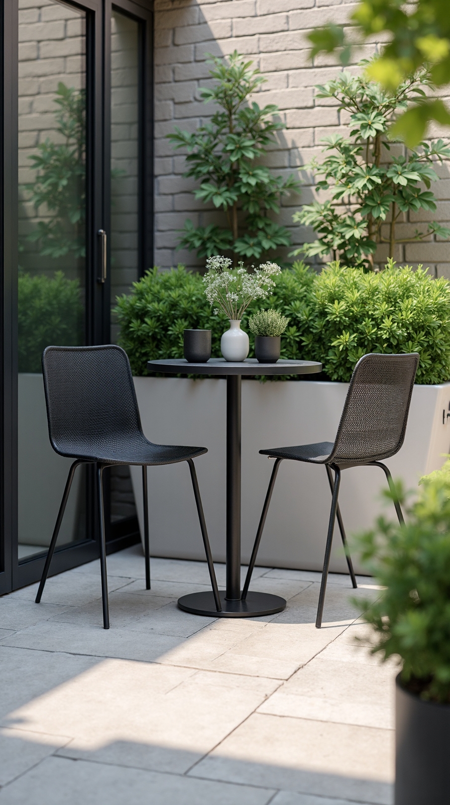 sophisticated compact bistro for small spaces