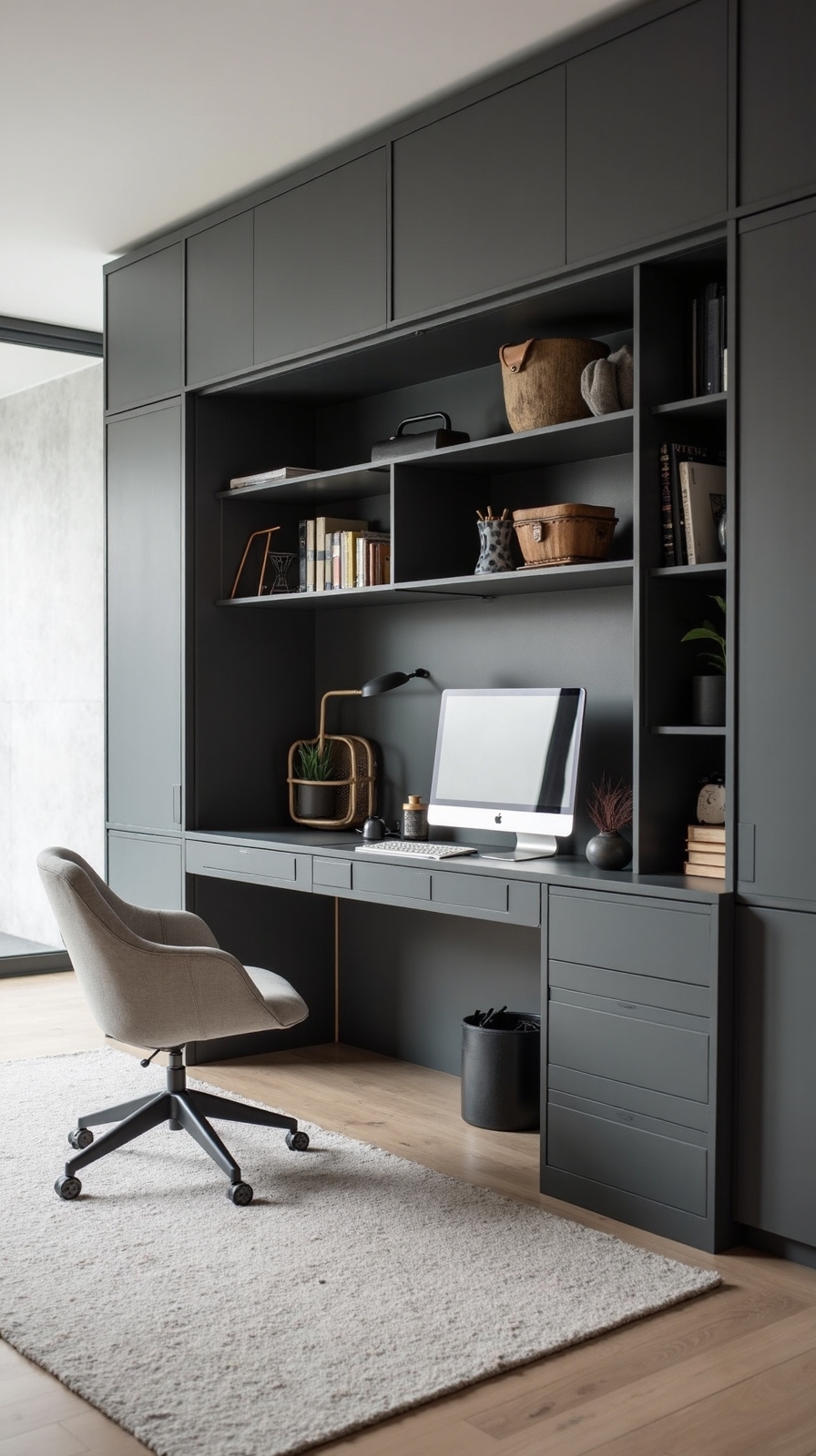 sophisticated contemporary space saving low maintenance desk storage