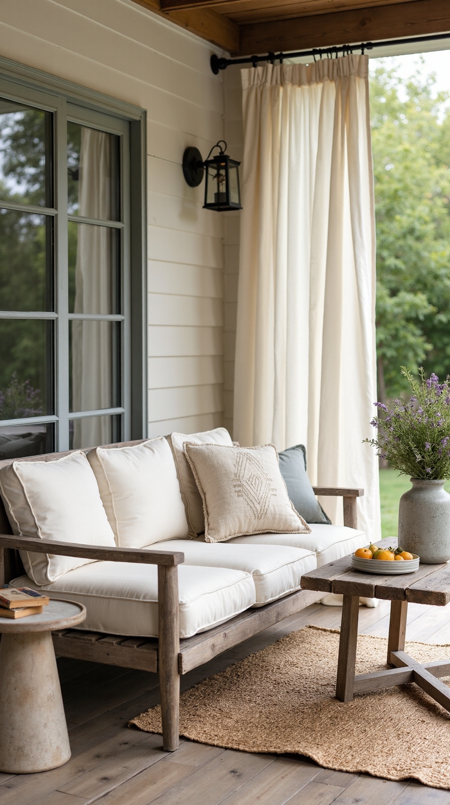 sophisticated farmhouse outdoor texture longevity