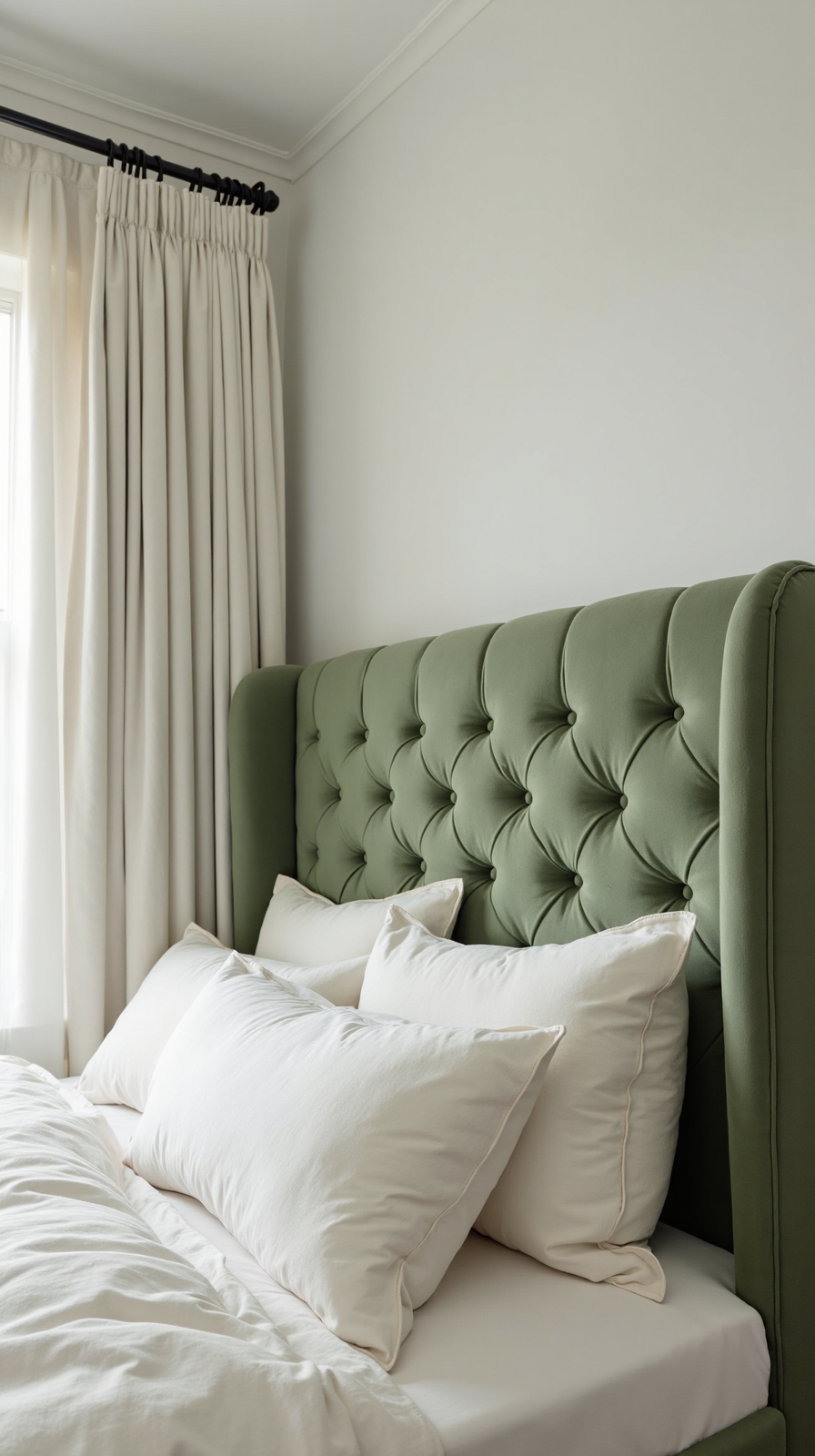 sophisticated focal point adds serene comfort