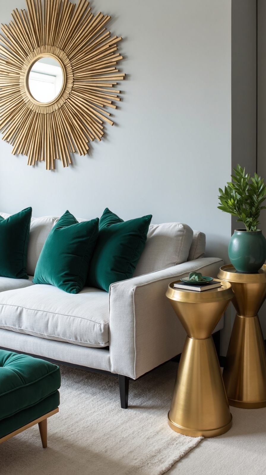 sophisticated glamour with metallic textures