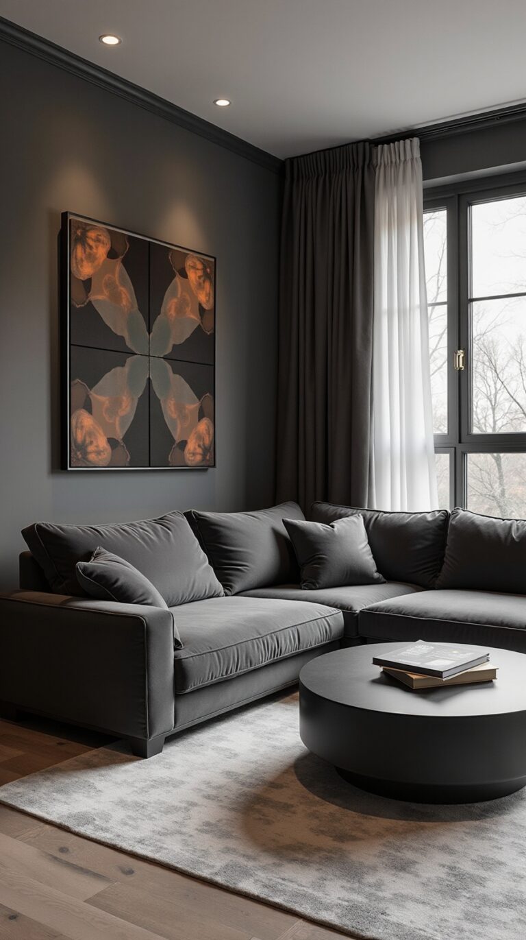 sophisticated grey living room ideas