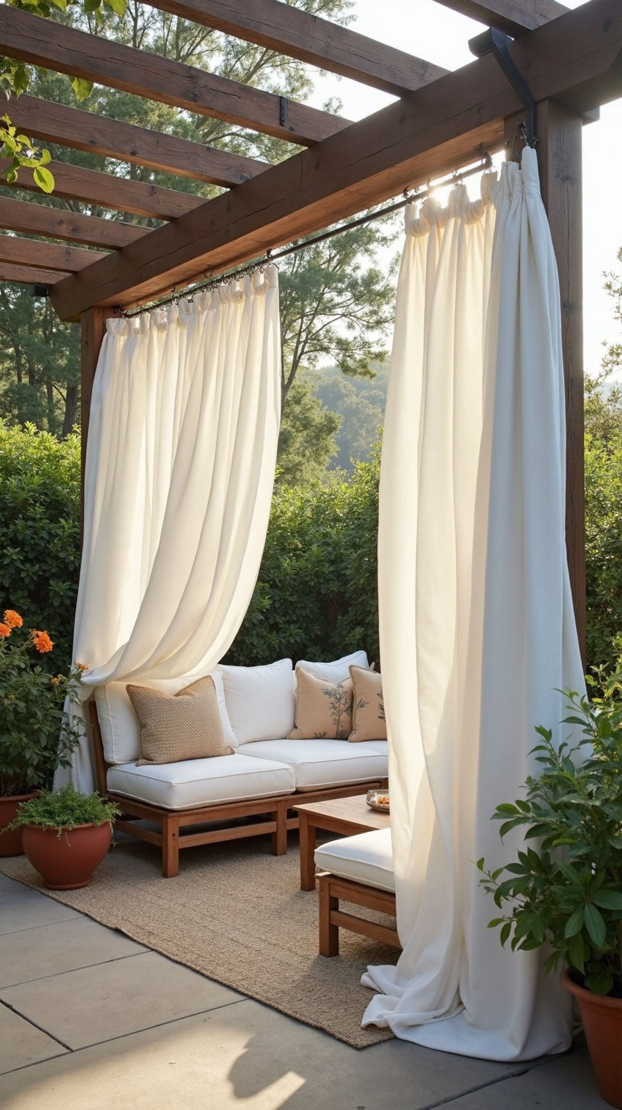 sophisticated malleable outdoor privacy solution