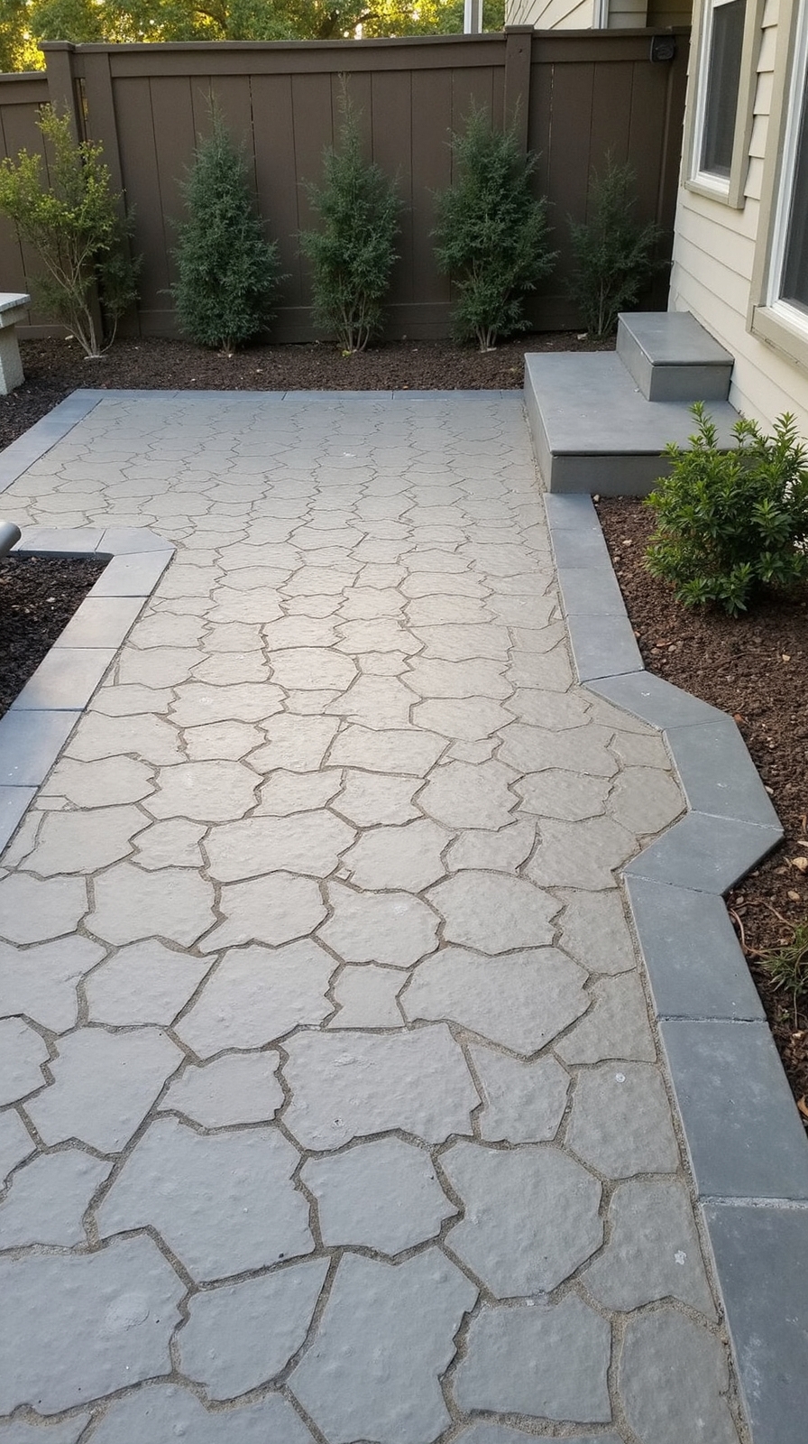 sophisticated outdoor geometric hexagonal patterns