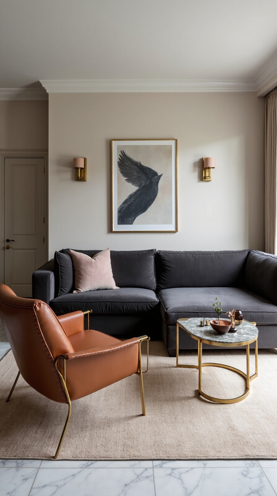 sophisticated plush textural contrast