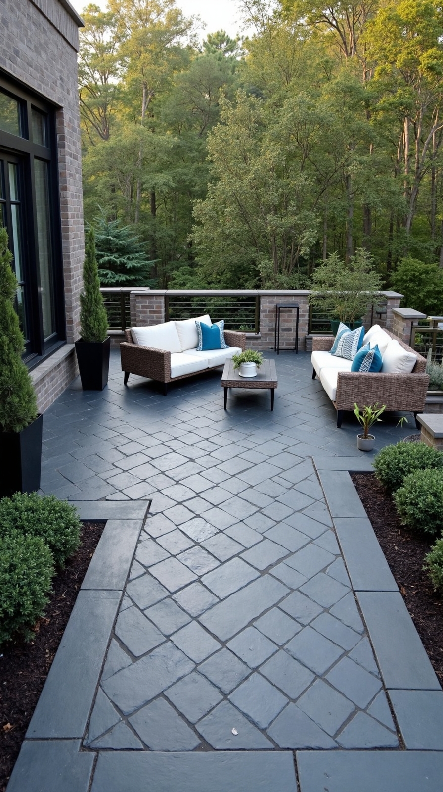sophisticated textured diagonal enduring herringbone slate