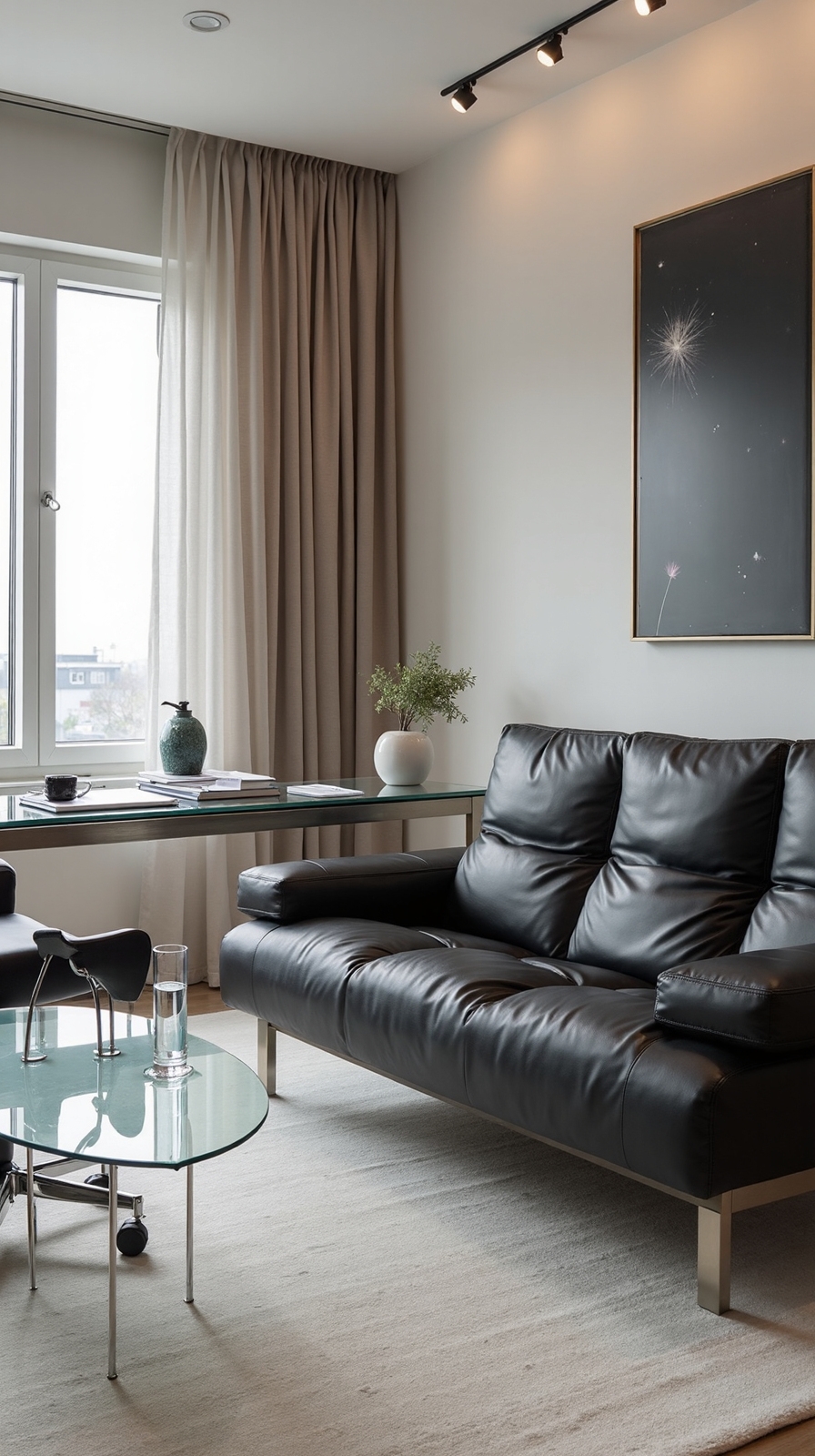 sophisticated versatile executive leather futon furniture