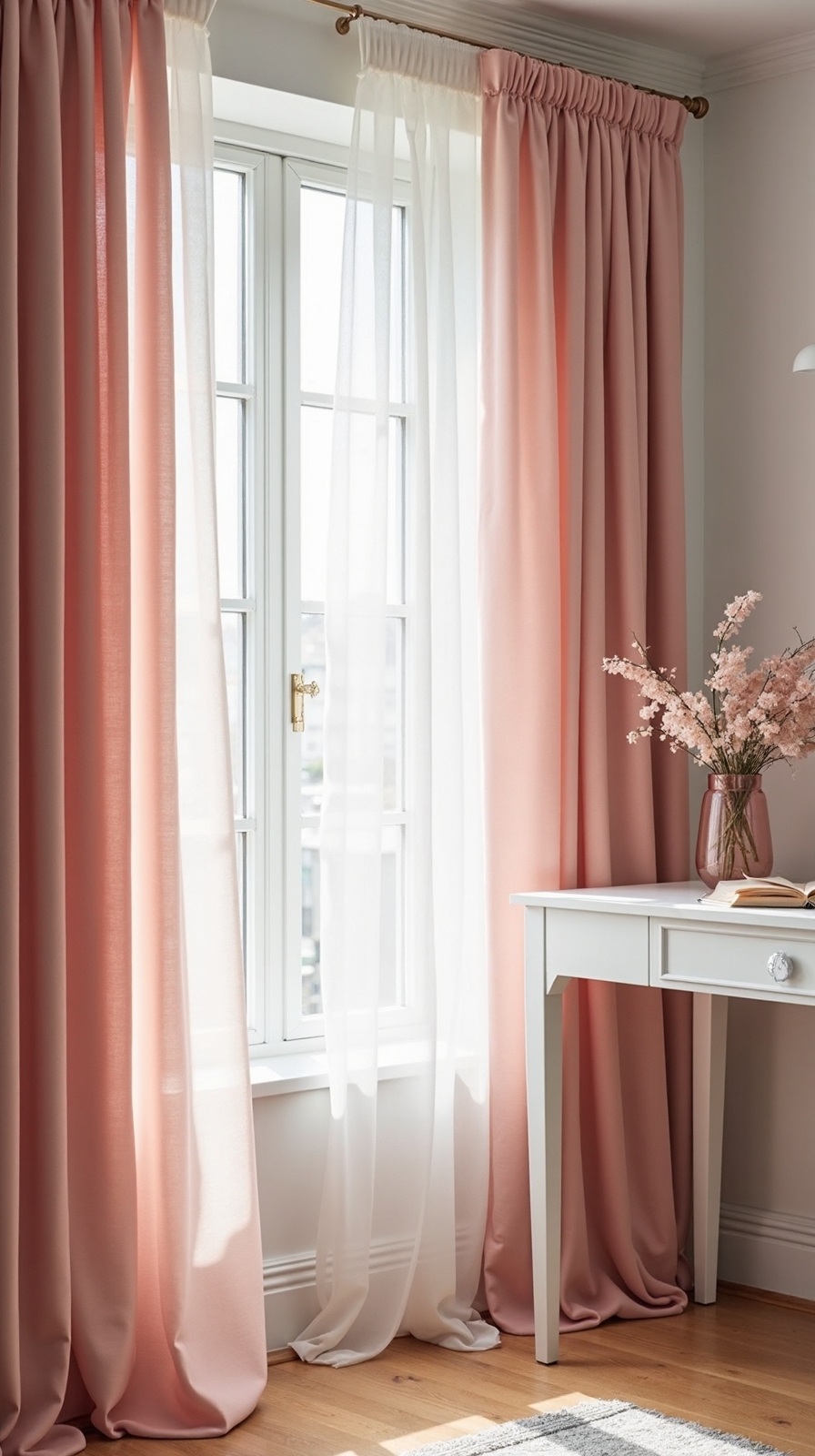 sophisticated versatile relaxed feminine window treatments