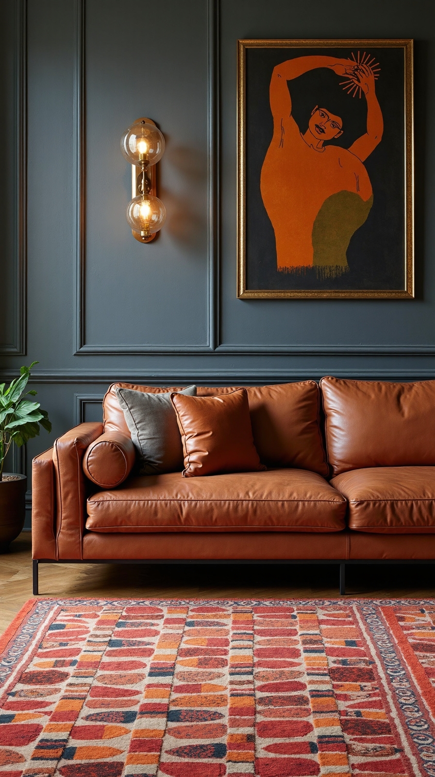 sophisticated vibrant balanced bold patterned rugs