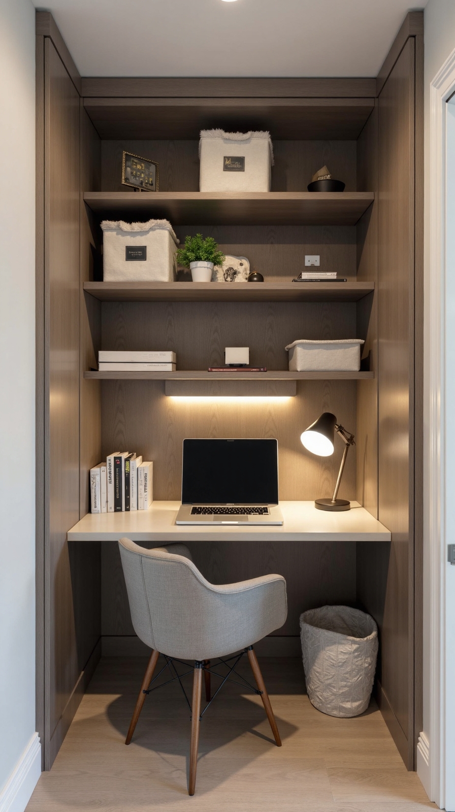 space efficient hidden workspace