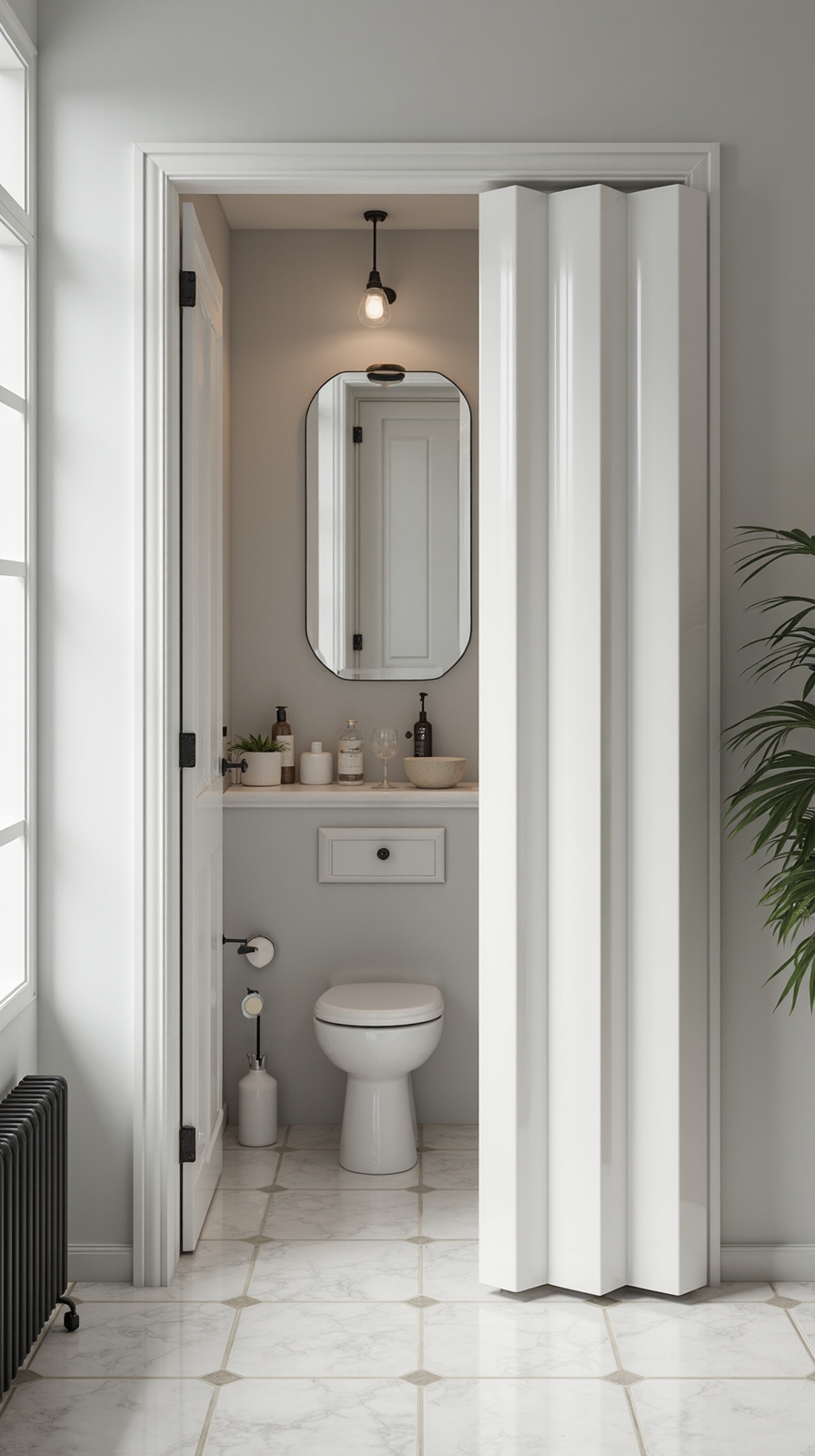 space saving accordion doors budget friendly