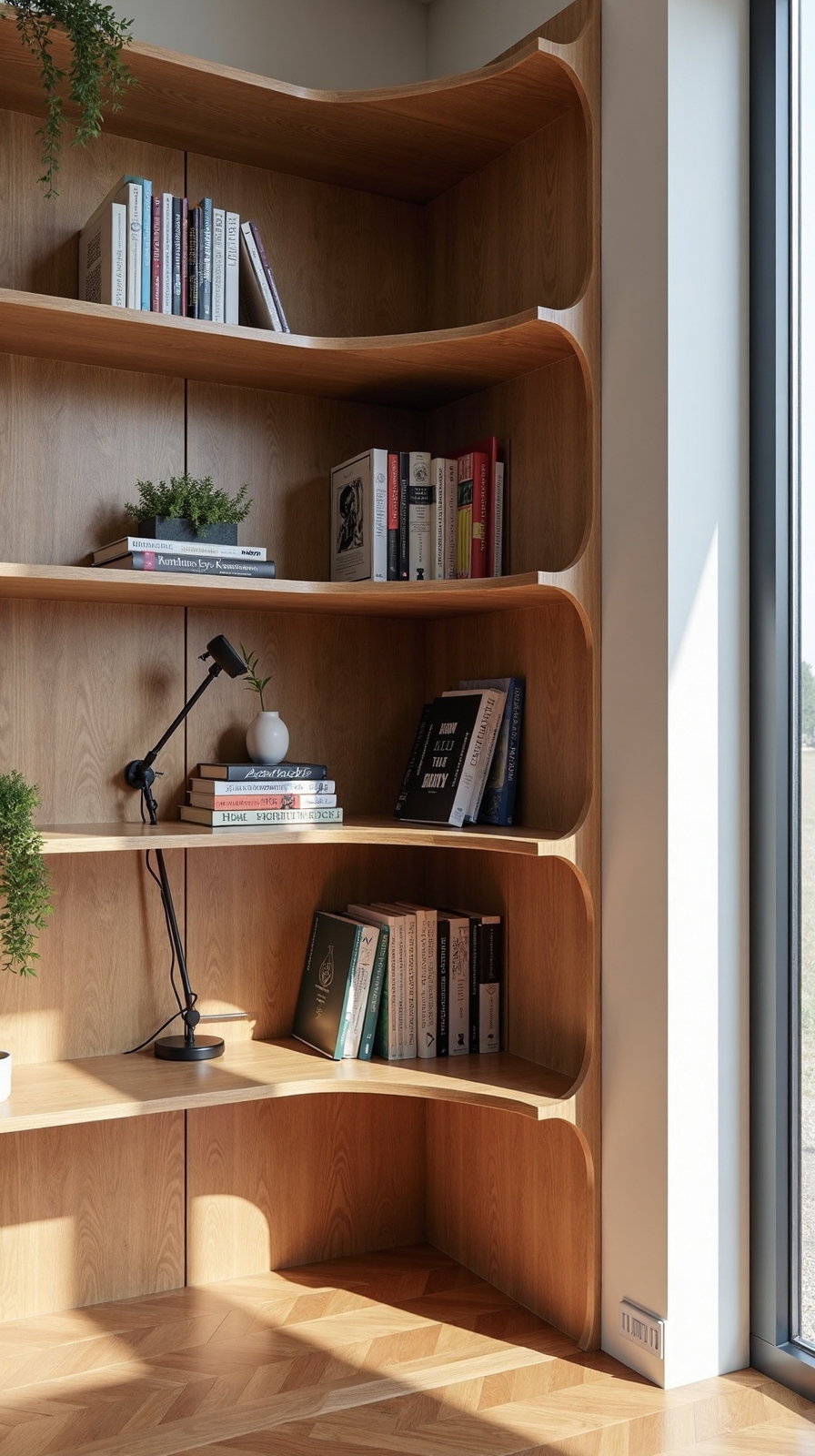 space saving corner storage