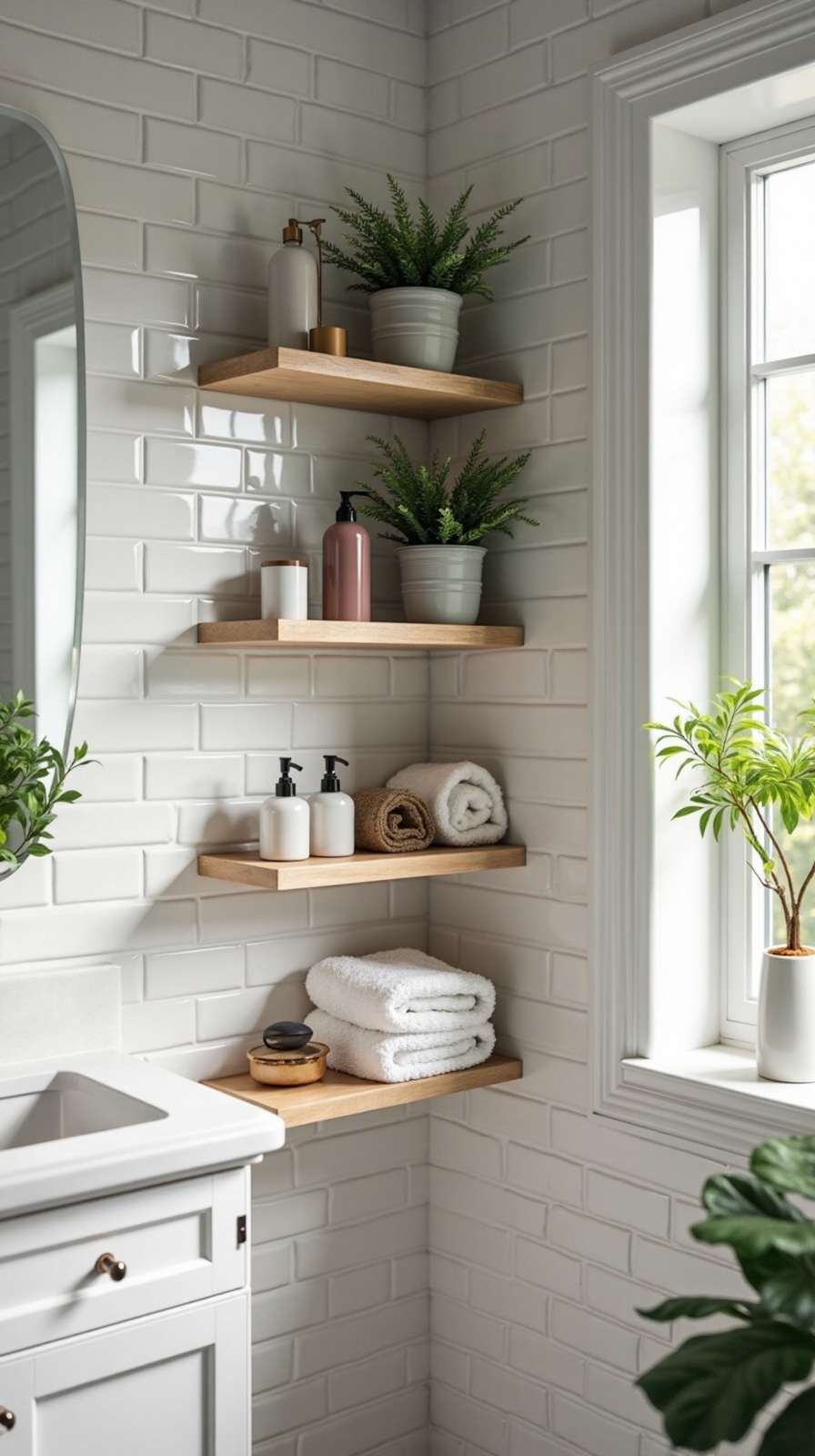 space saving corner storage