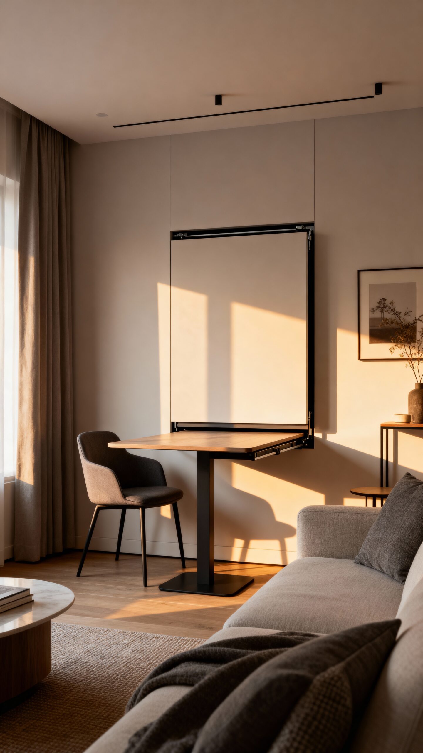 space saving flexible dining solution