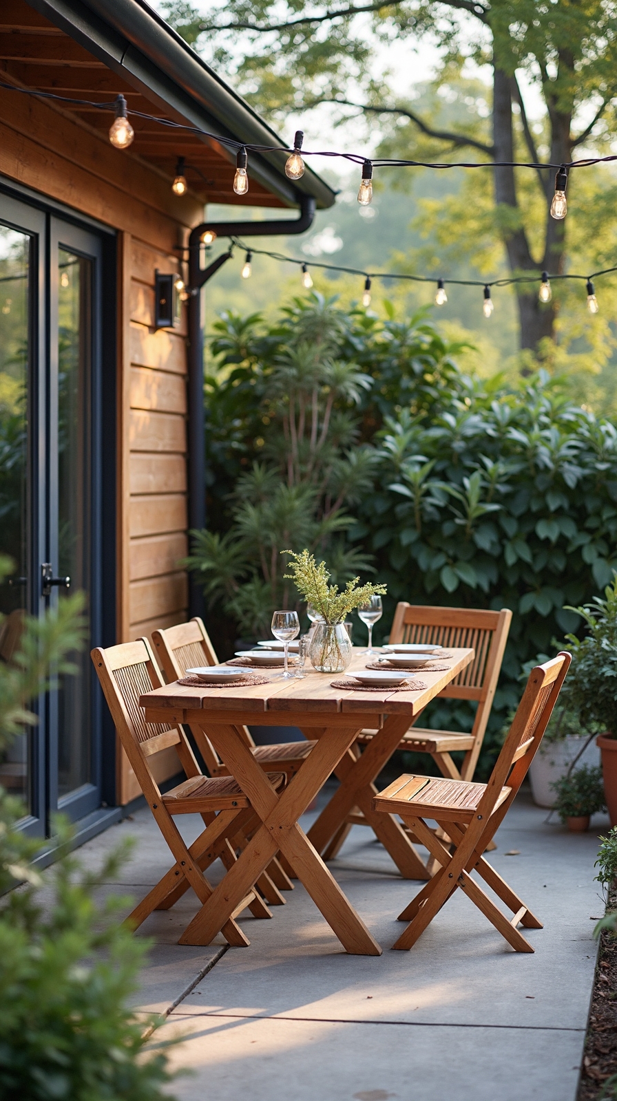 space saving modular dining