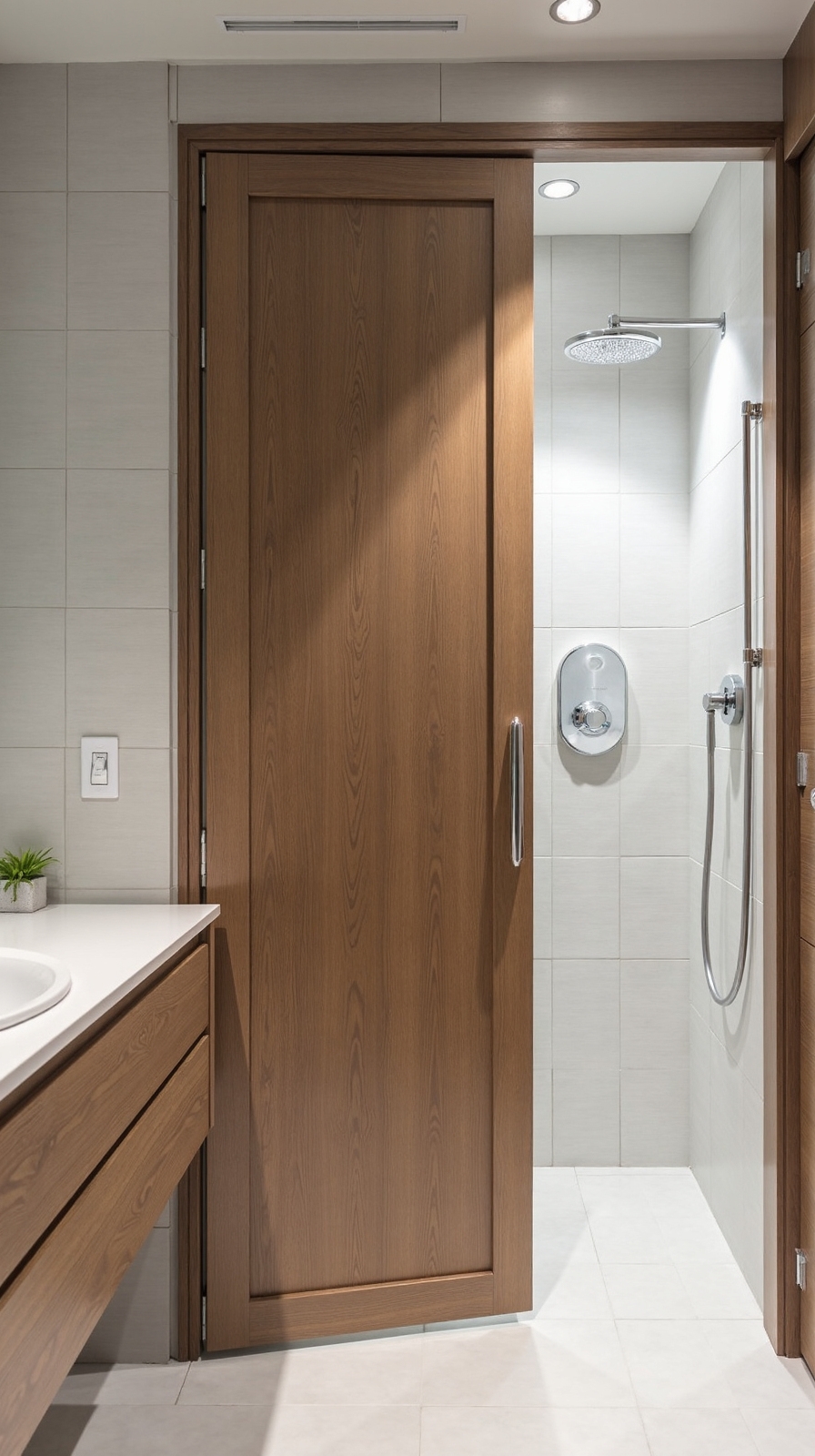 space saving seamless unobstructed minimalist