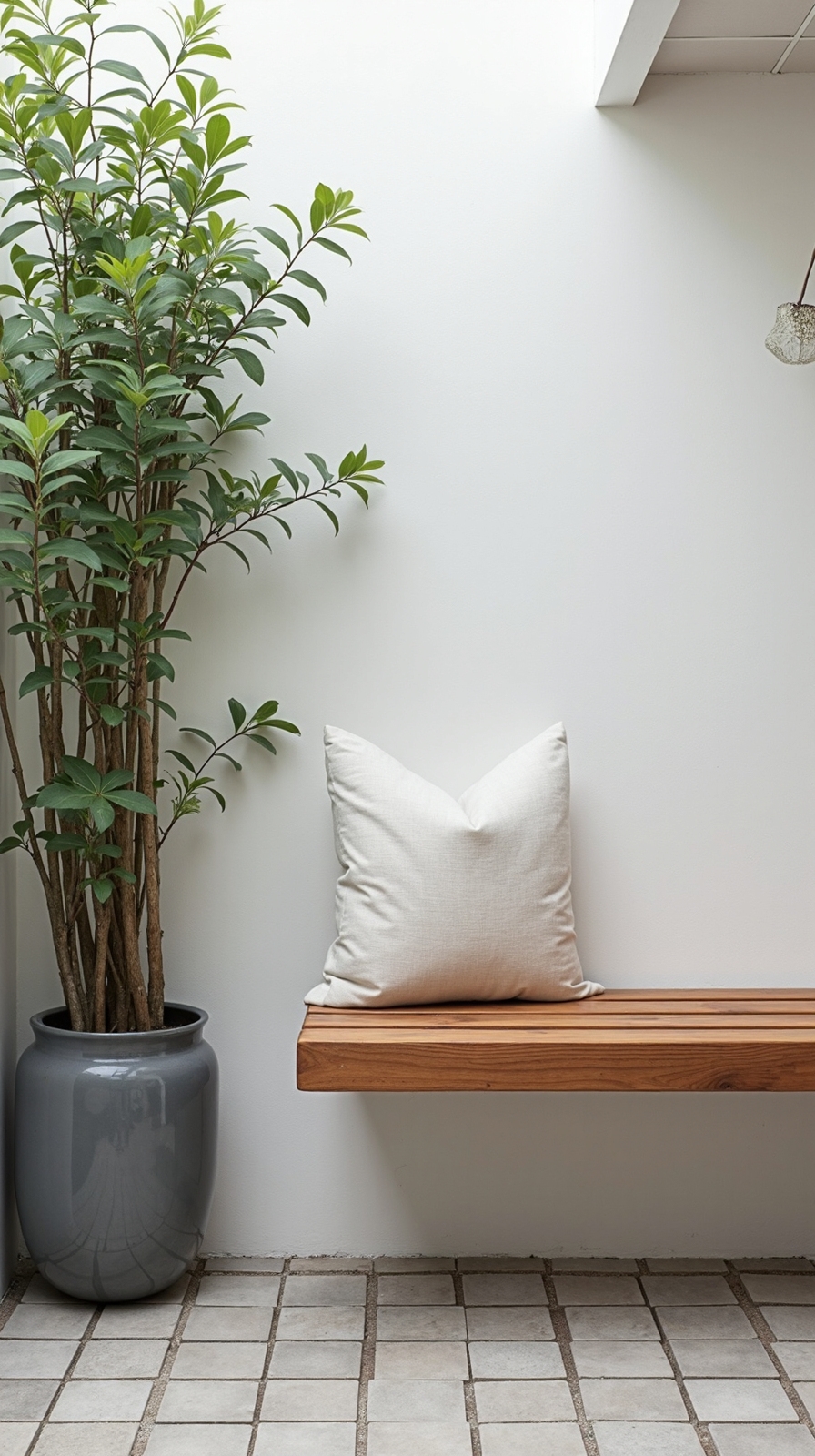 space saving wall mounted bench solution