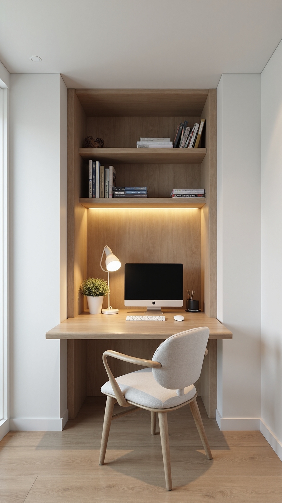 space saving wall mounted desk