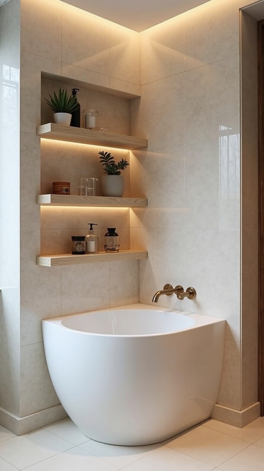 space savvy corner tub designs