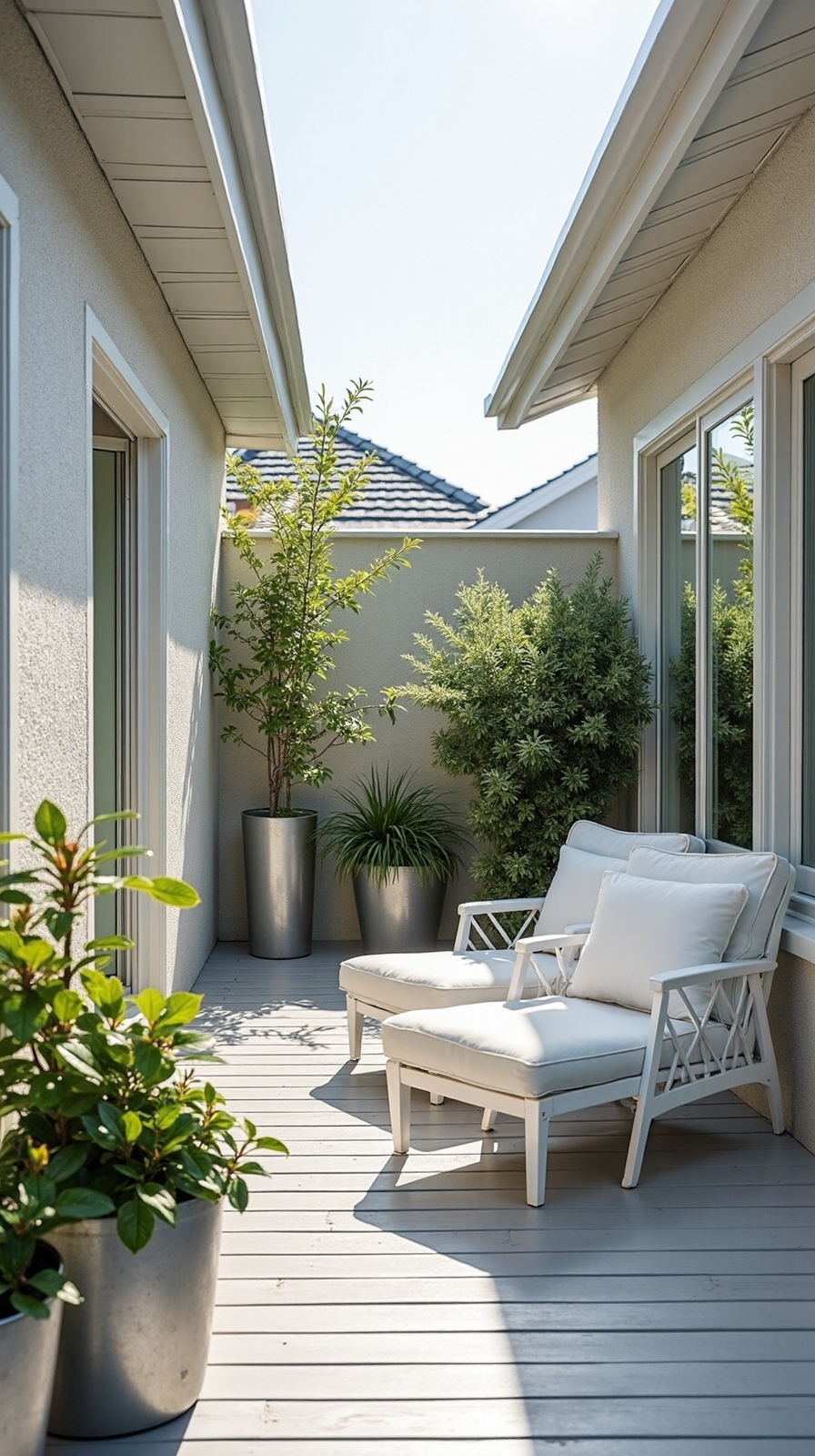 spacious illusion through reflective materials