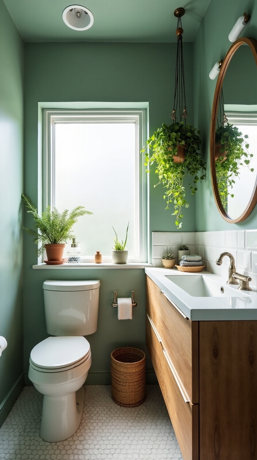 spacious serene natural light enhancing bathroom ceiling